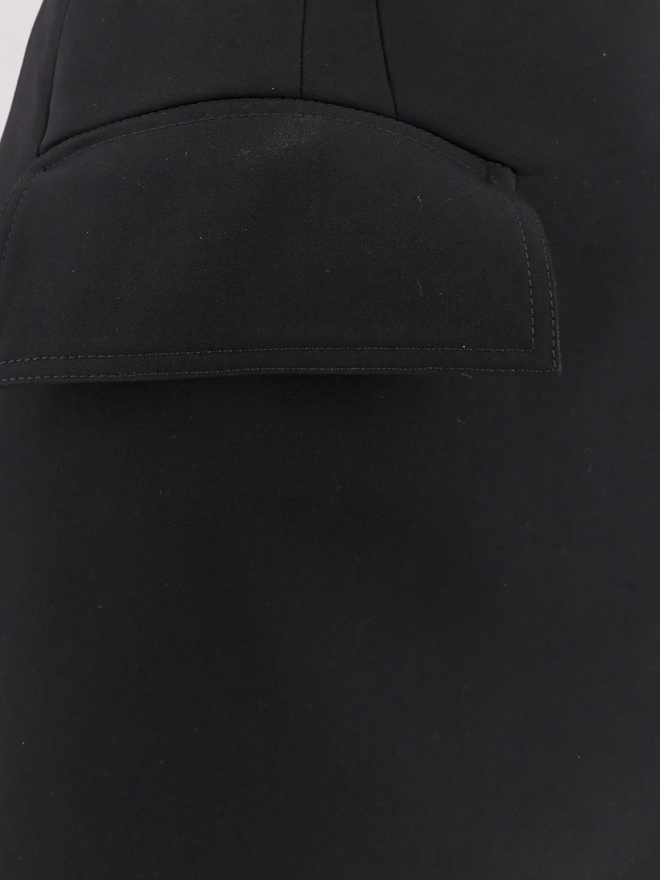 Alexander Mcqueen Mini hosszúságú gyapjúszoknya