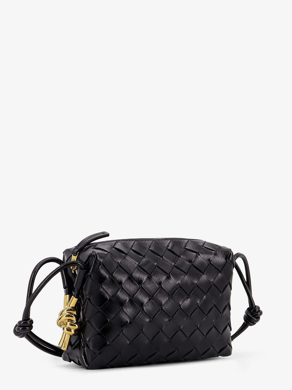 Bottega Veneta Mini Loop Metal Knot leather bag
