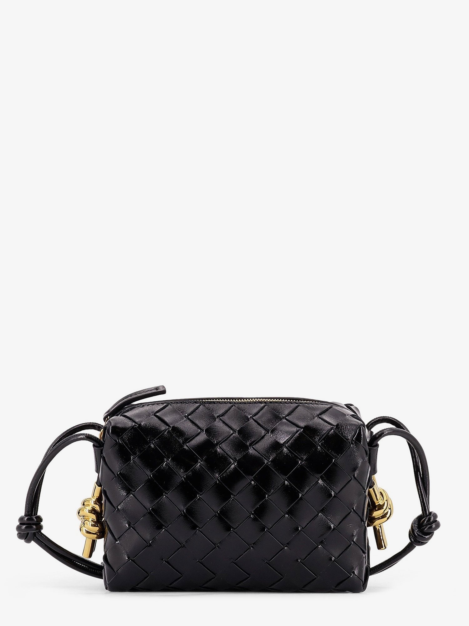 Bottega Veneta Mini Loop Metal Knot leather bag