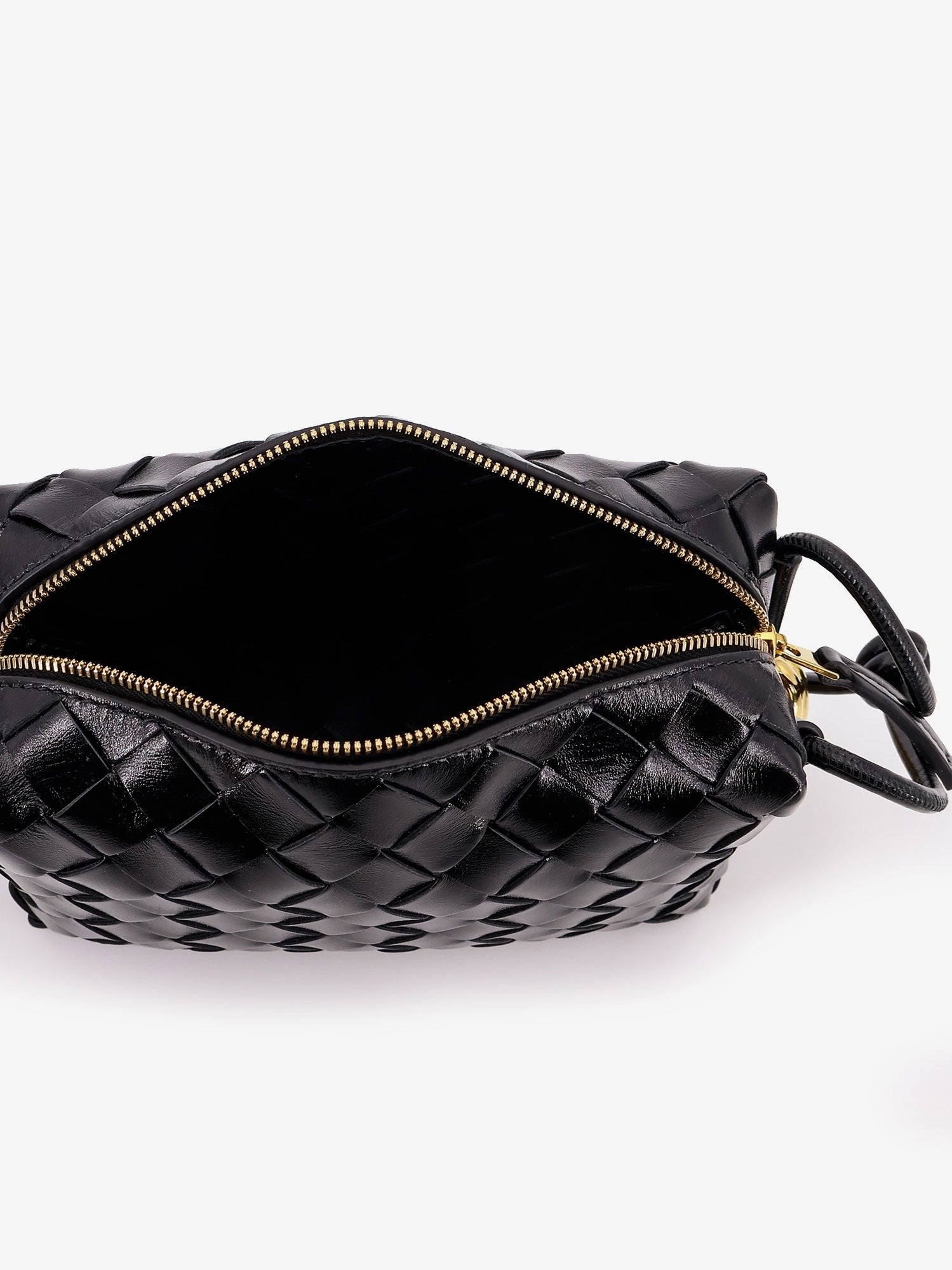 Bottega Veneta Mini Loop Metal Knot leather bag