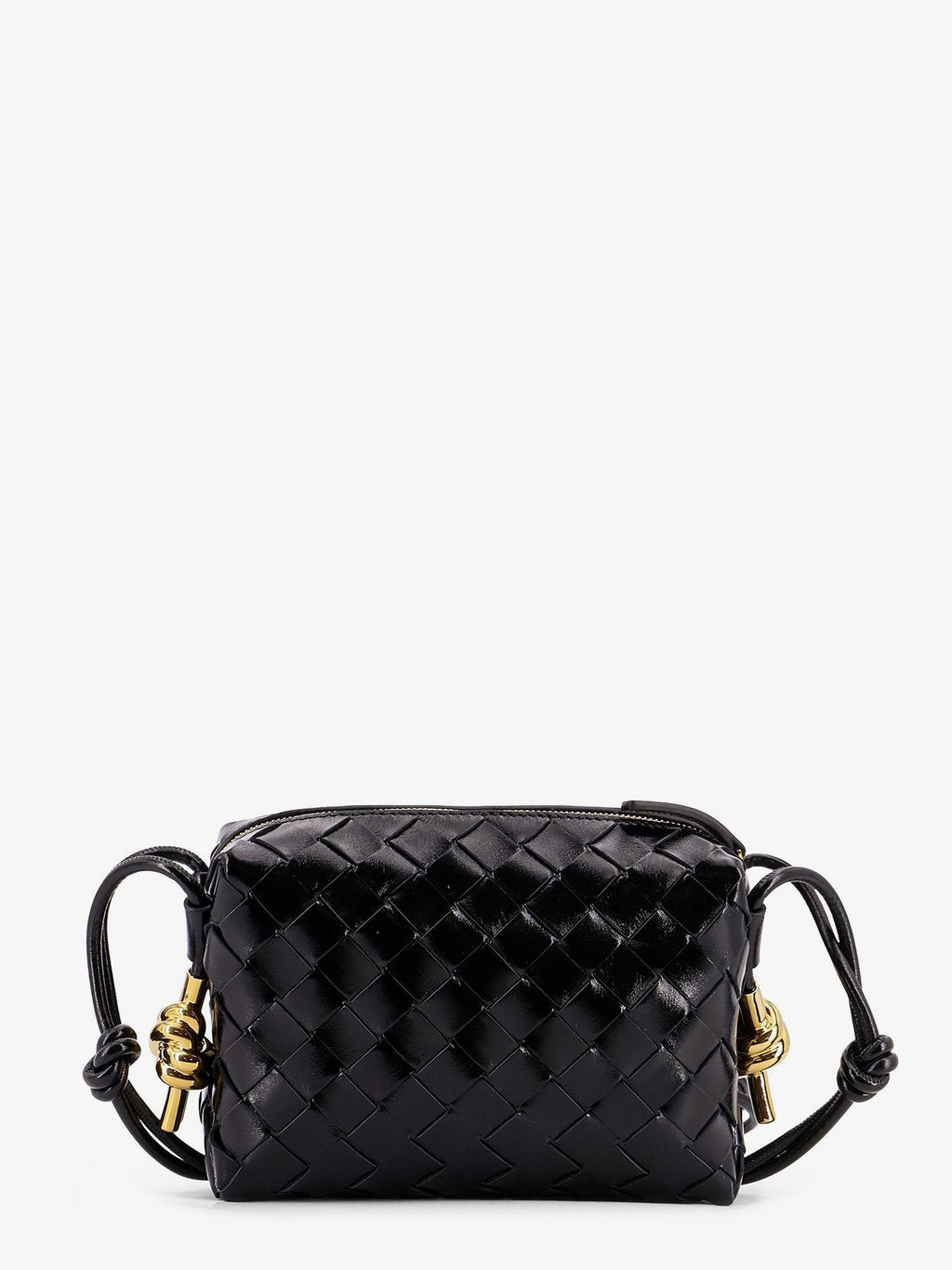 Bottega Veneta Mini Loop Metal Knot leather bag