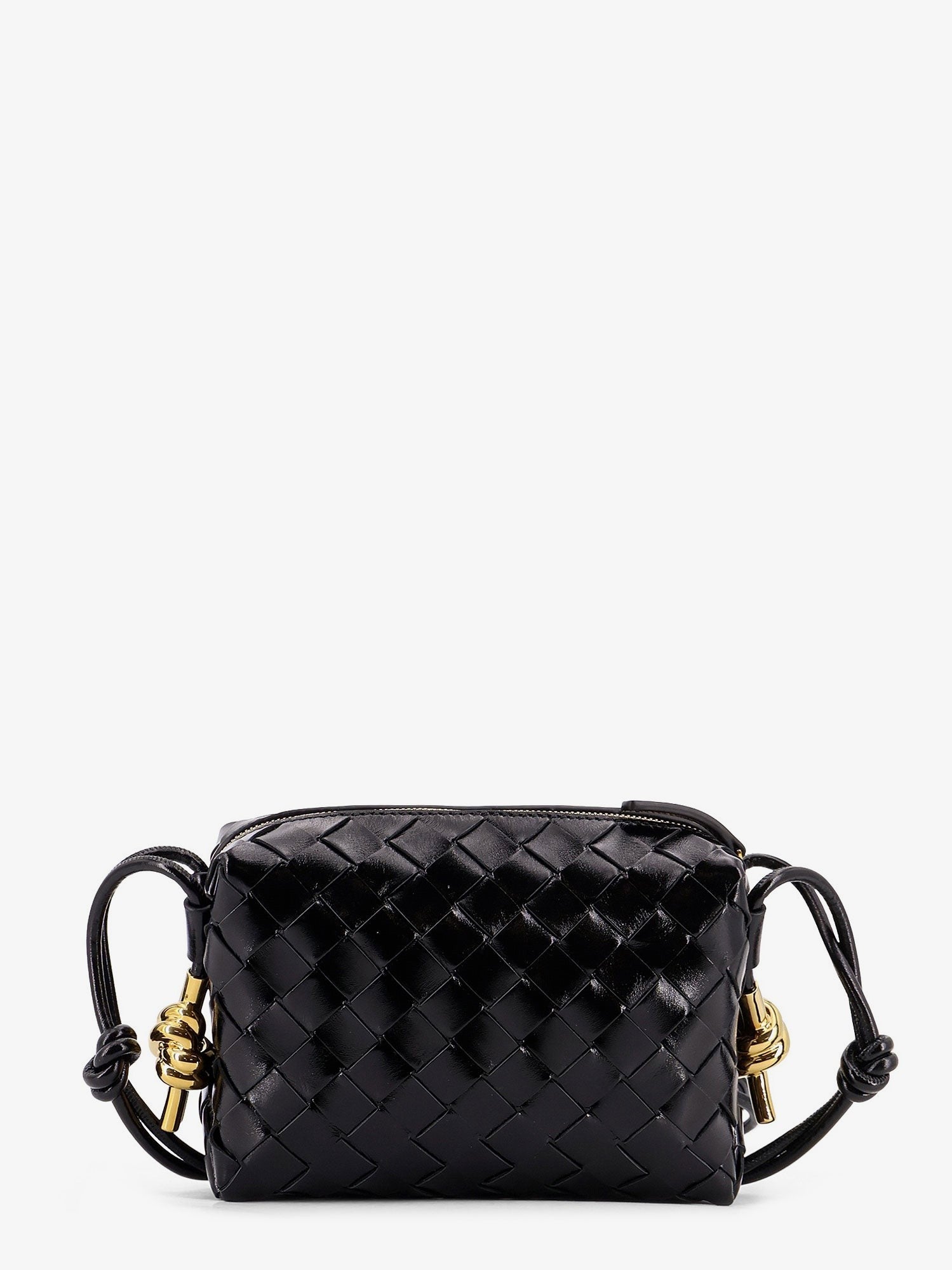 Bottega Veneta Mini Loop Metal Knot leather bag
