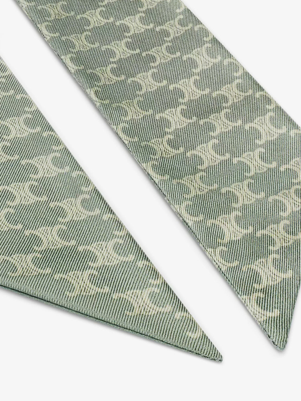 Celine Mini Triomphe hedvábná twill lavallière