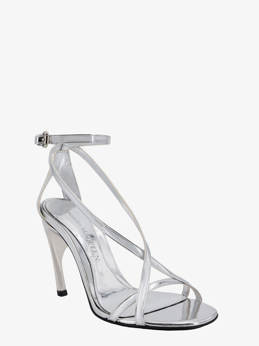 Alexander Mcqueen veidrodinės odos basutės