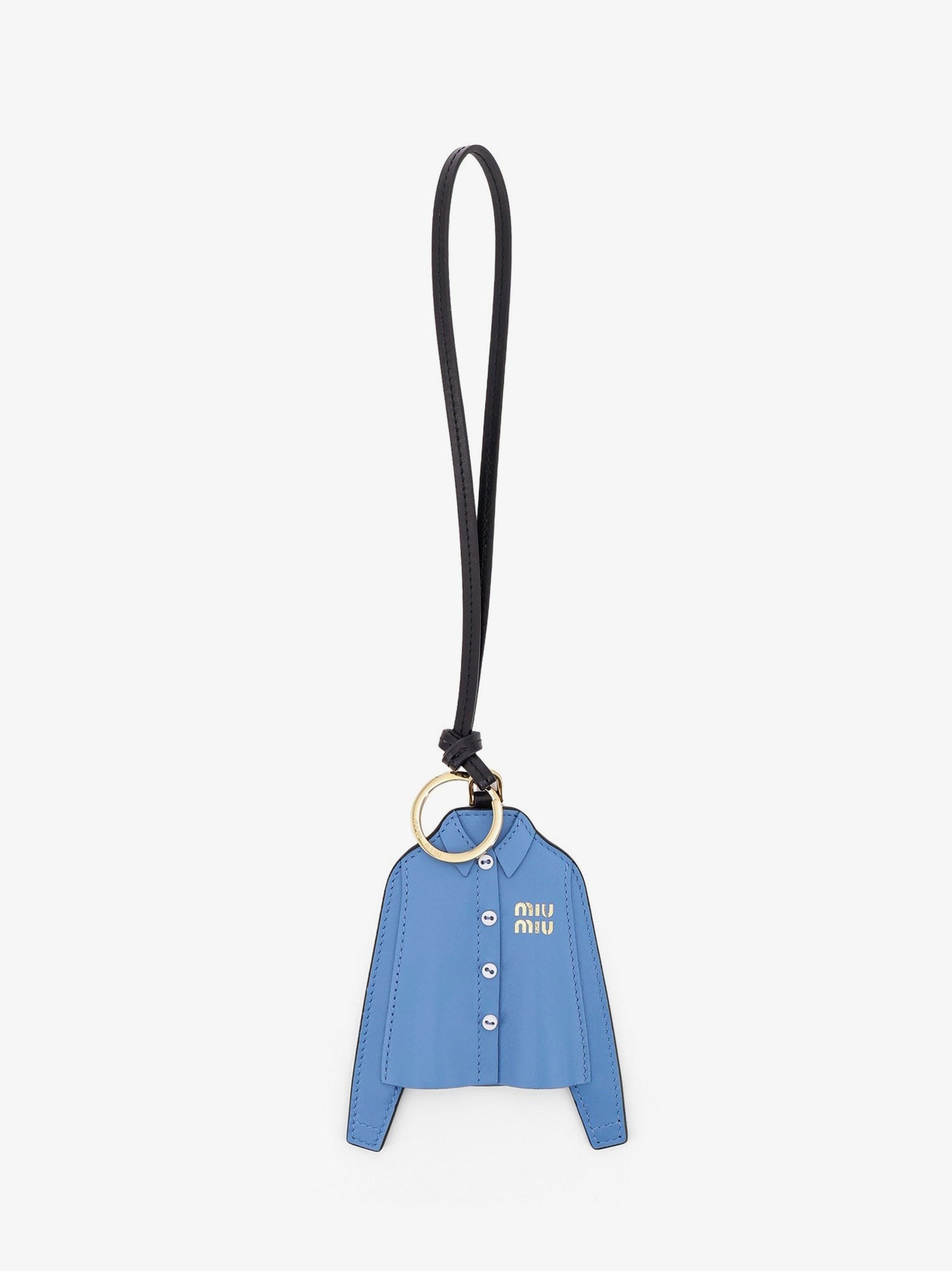 Miu Miu Miu Shirt leather key ring