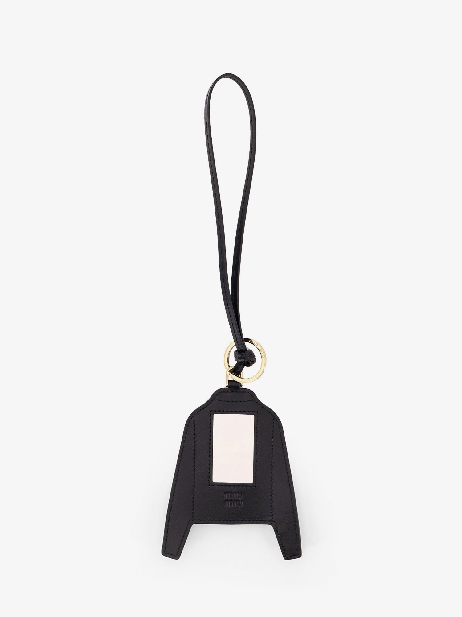Miu Miu Miu Shirt leather key ring