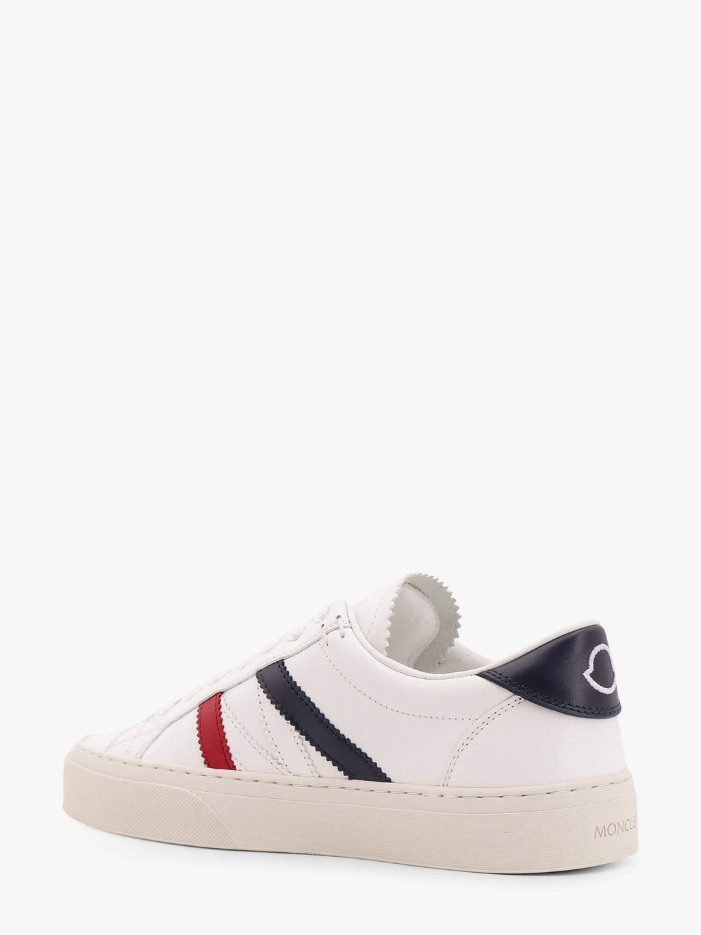 Moncler أحذية رياضية جلدية Monaco2 مع طبعة شعار