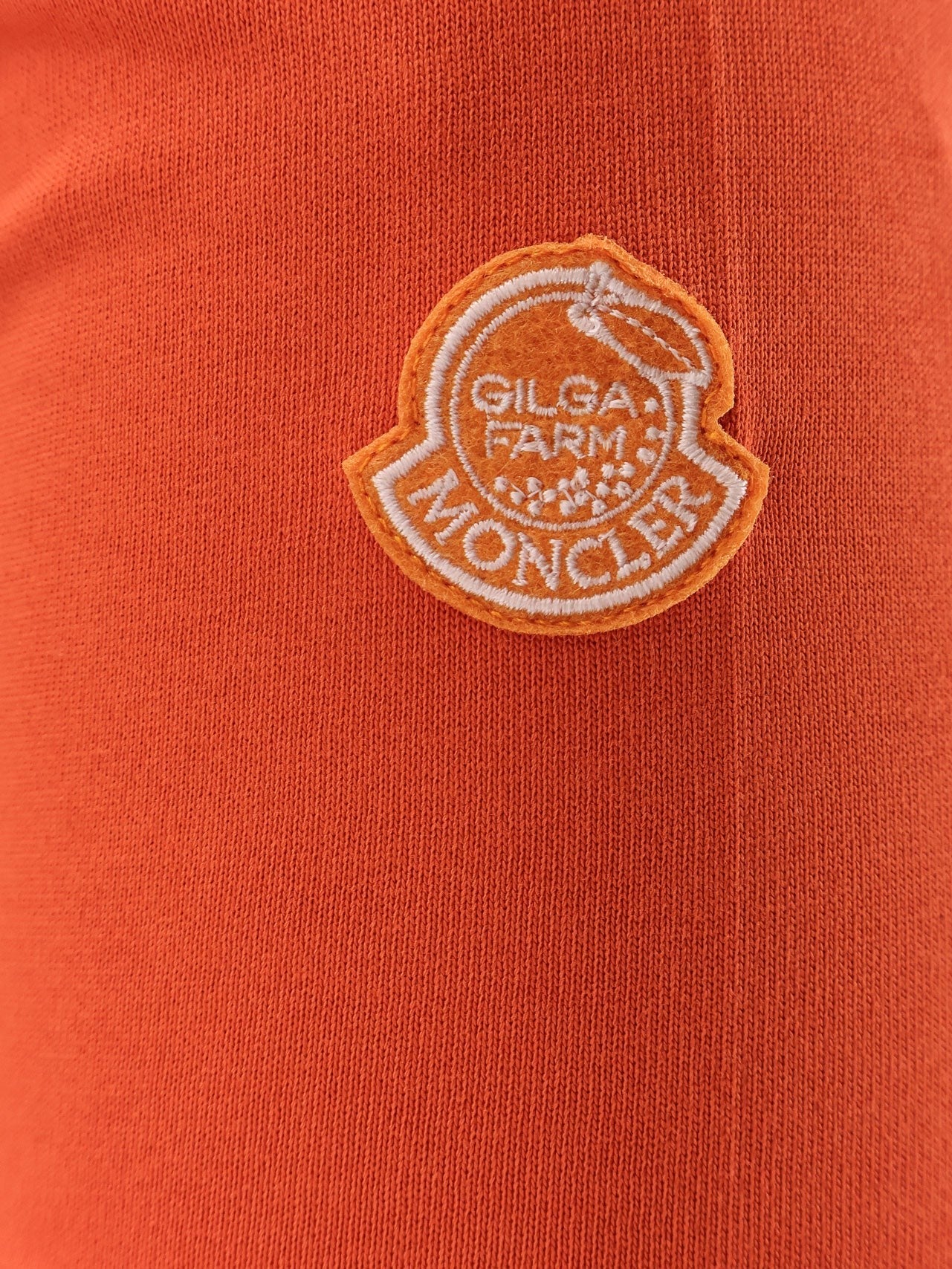 Tシャツ・カットソー MONCLER GENIUS GILGA FARM BY DONALD GLOVER RED COTTON T-SHIR Moncler Genius X Gilga Farm By Donald Glover Logo T-Shirt in