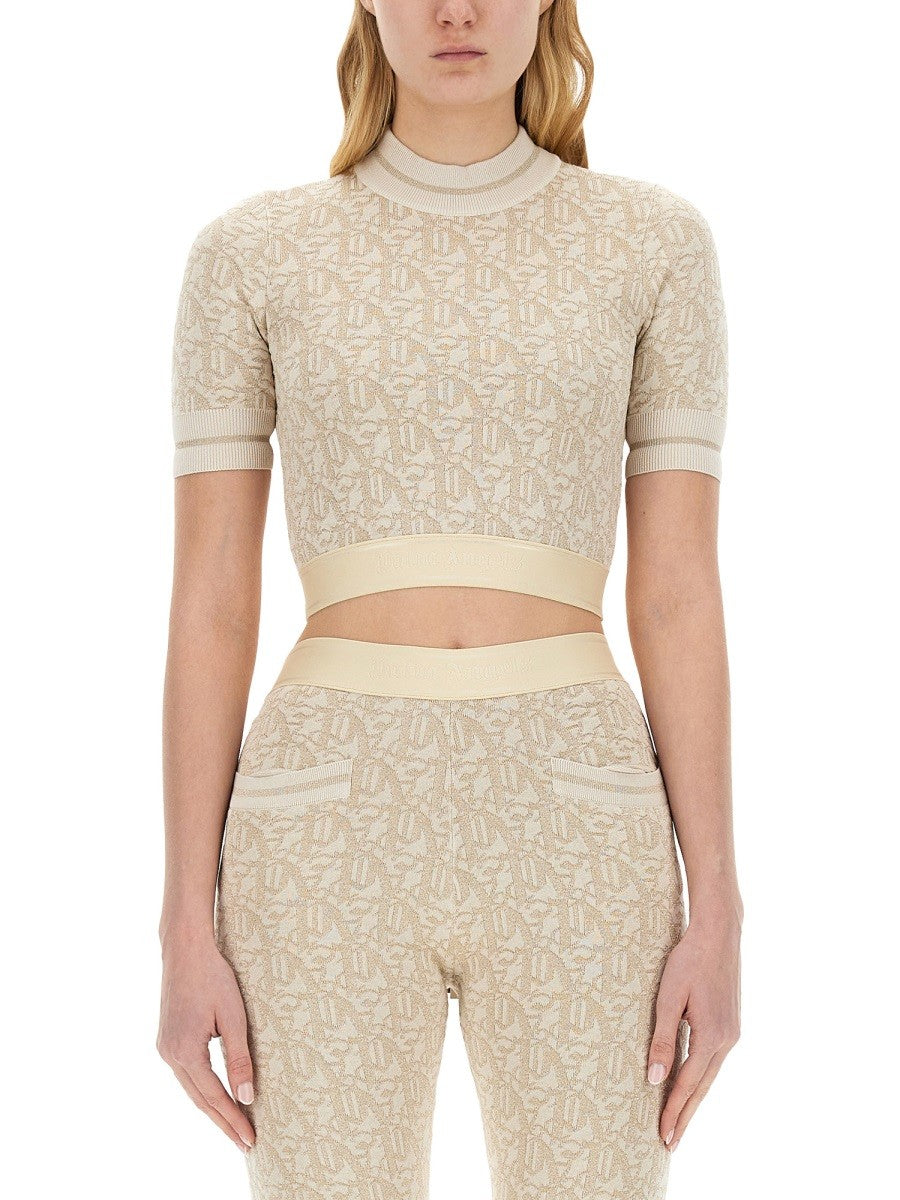 Palm Angels SWETER Z MONOGRAMEM