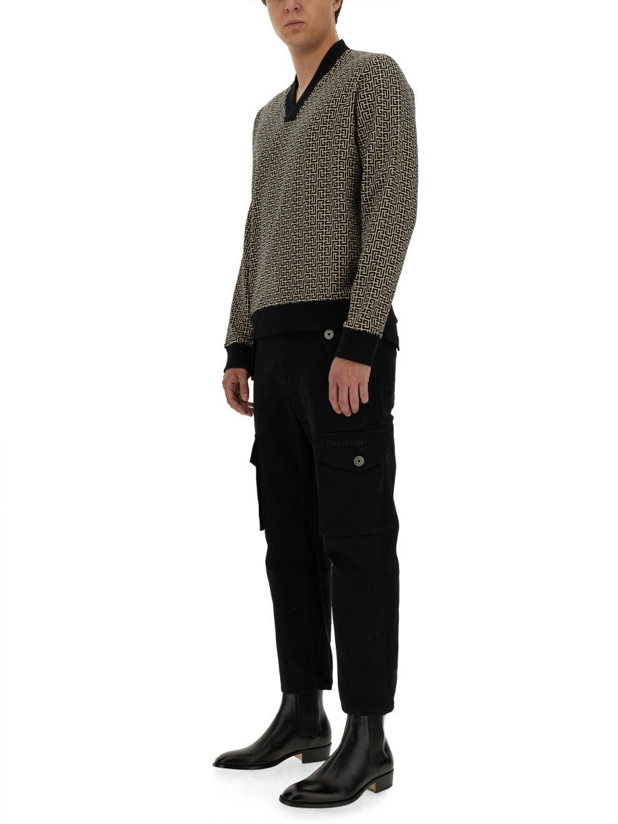 Balmain MONOGRAMM-JERSEY