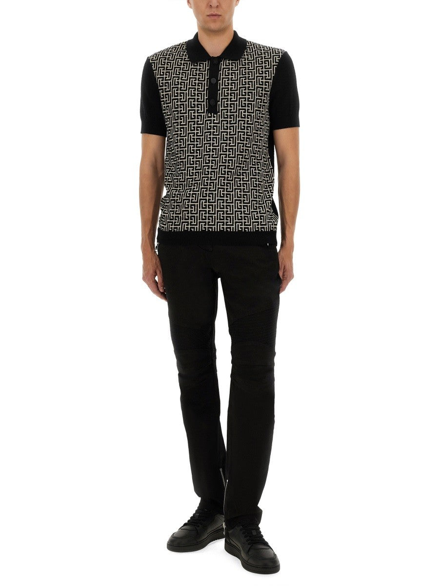 Balmain MONOGRAM POLO