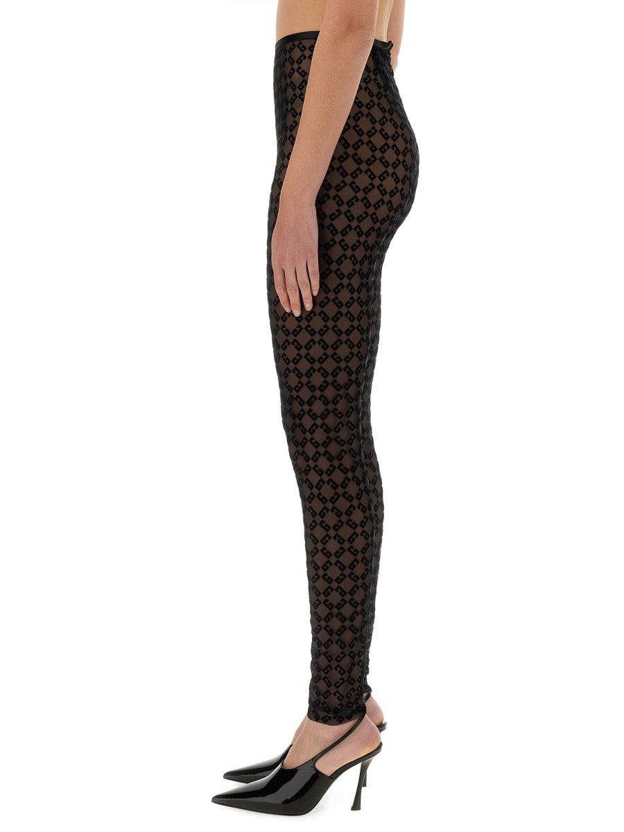 Givenchy MONOGRAMM-TÜLL-LEGGINGS