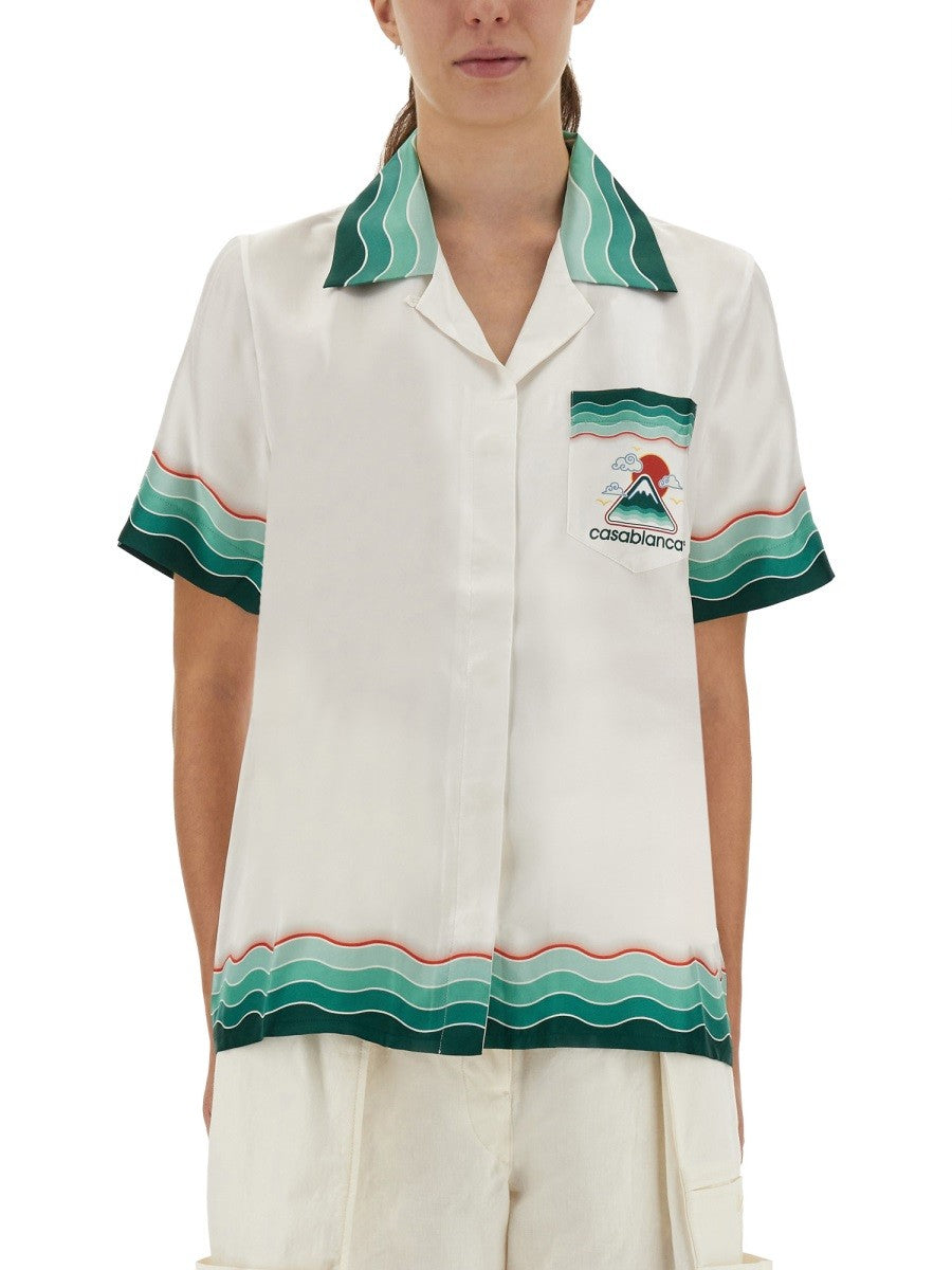 Casablanca "MONTAGNE ONDULÉE" SHIRT