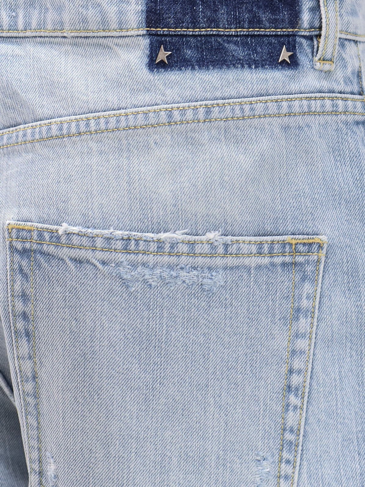 Golden Goose Deluxe Brand Morgan Wide Leg Jeans with Stars iconic detail