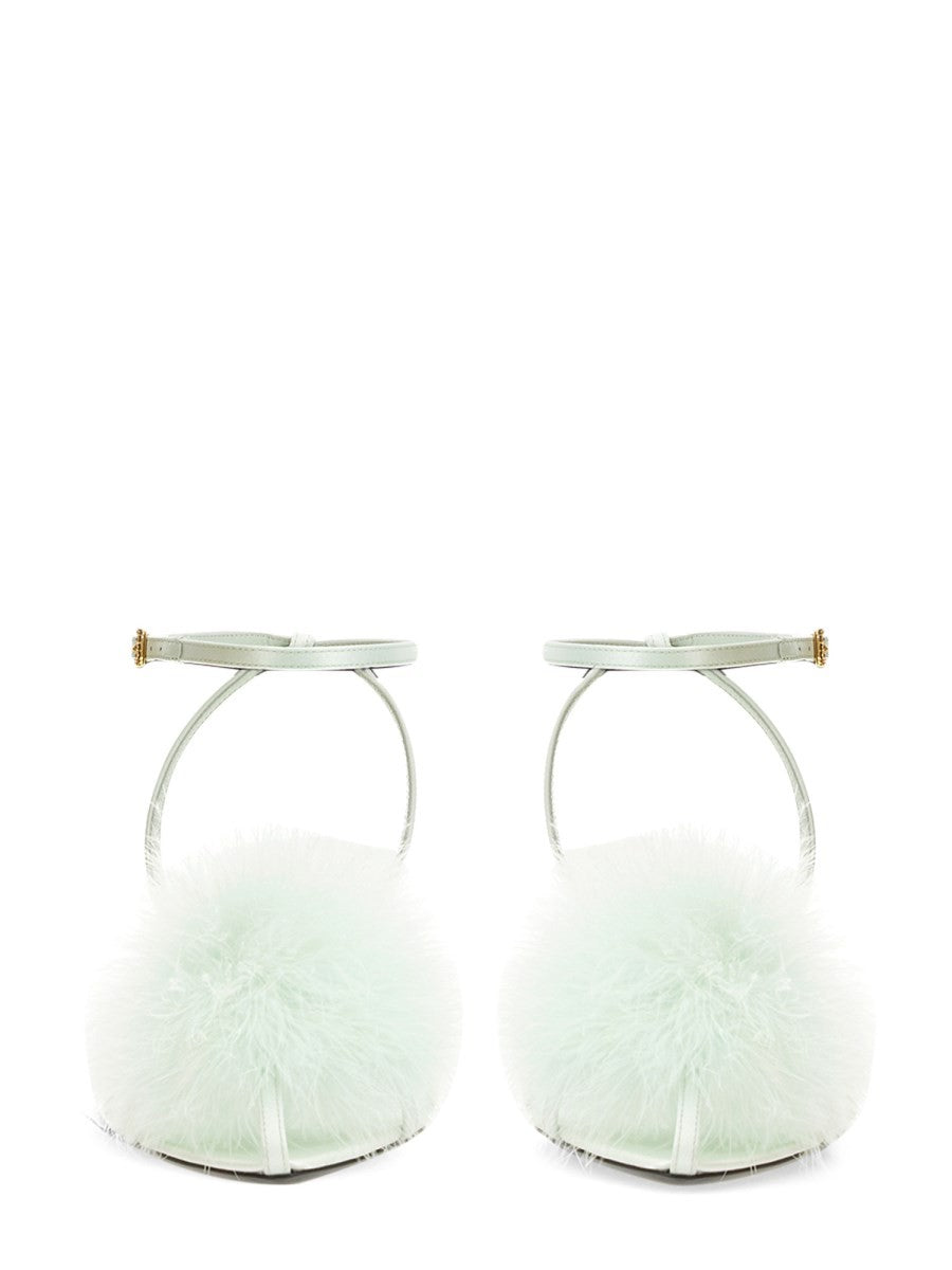 Saint Laurent MULE MAE IN SATIN CREPE