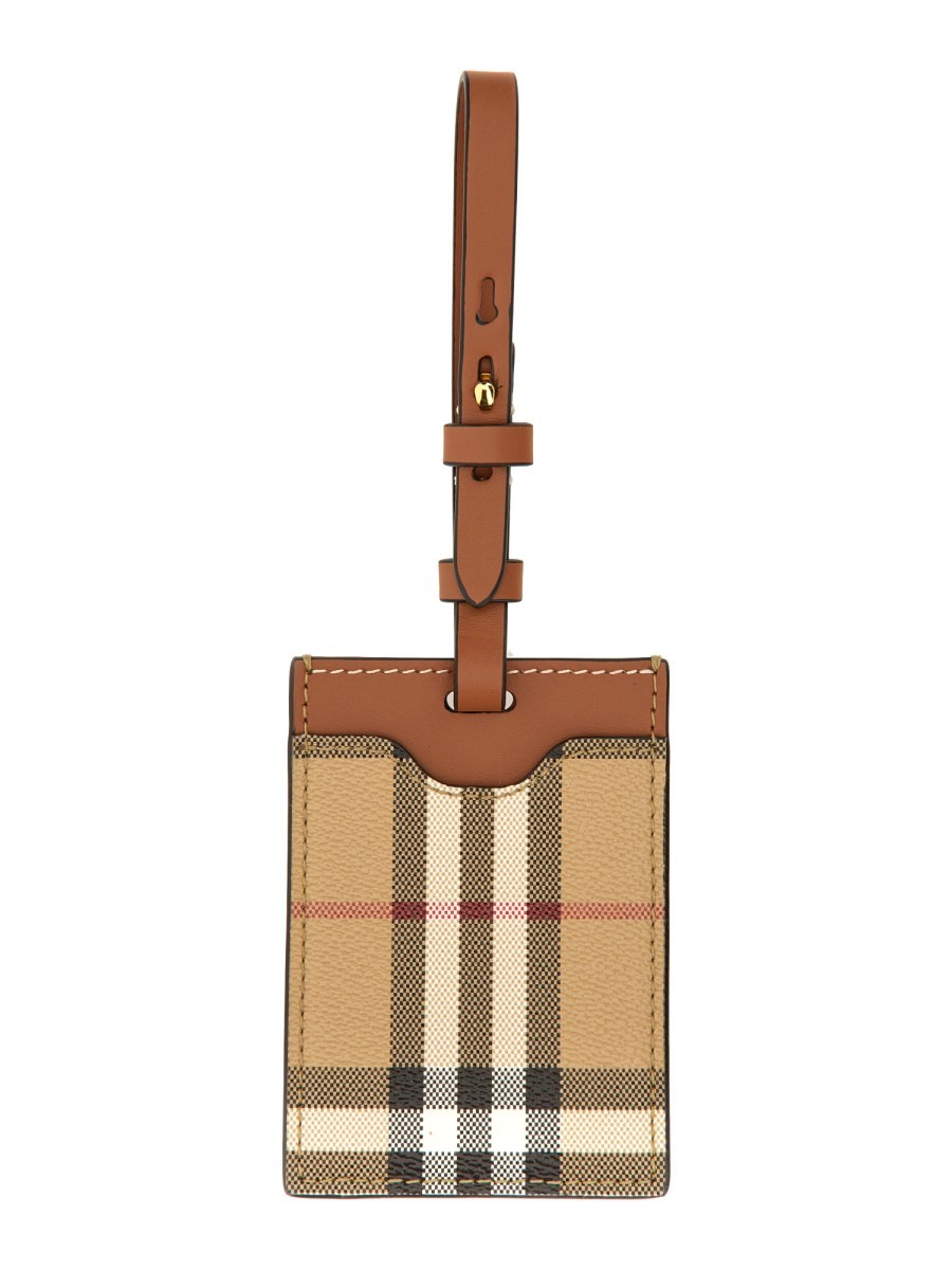 Burberry NAMEPLATE "PORTE ADRESSE" CHECK