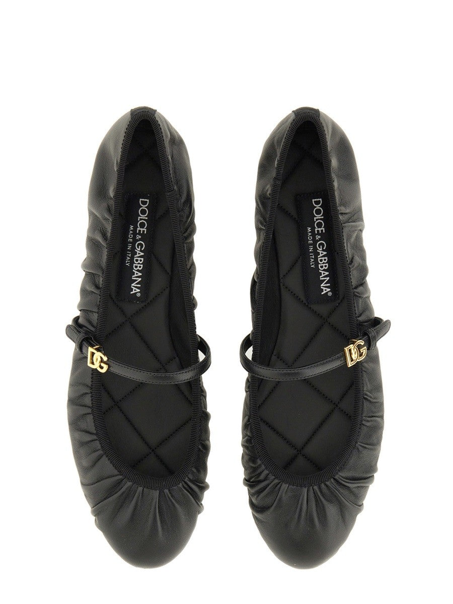 Dolce & Gabbana BALERINY Z NAPPY
