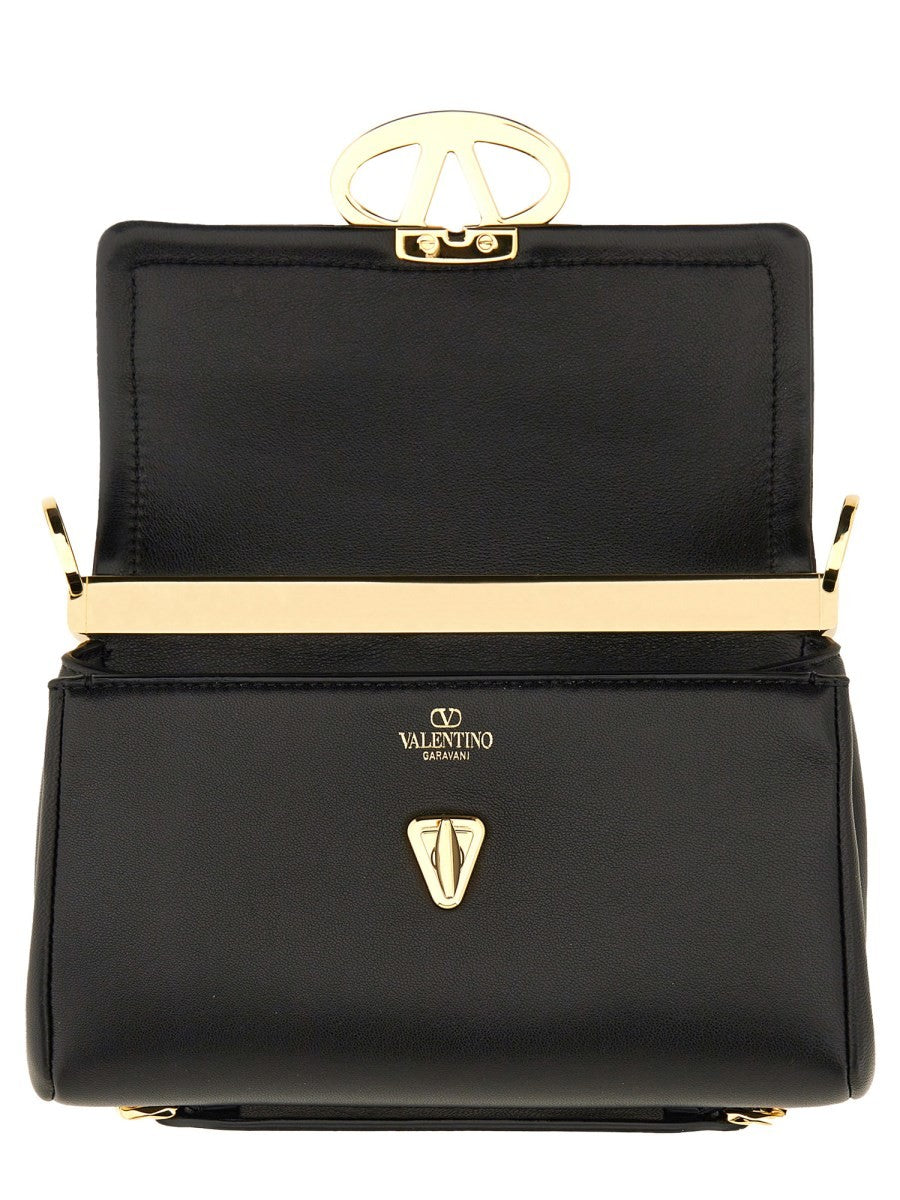 Valentino Garavani NAPPA LEATHER "VLOGO" SHOULDER BAG