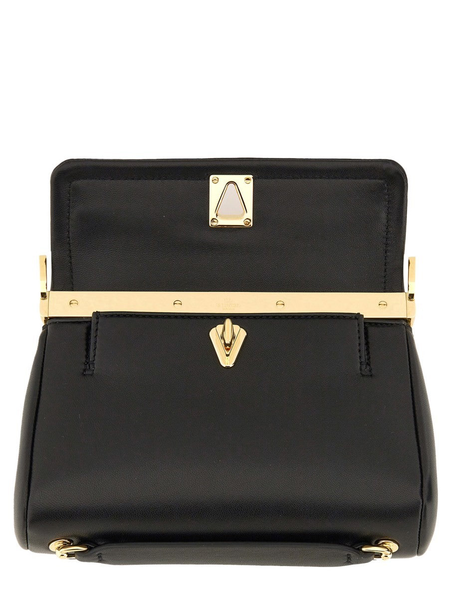 Valentino Garavani NAPPA LEATHER "VLOGO" SHOULDER BAG