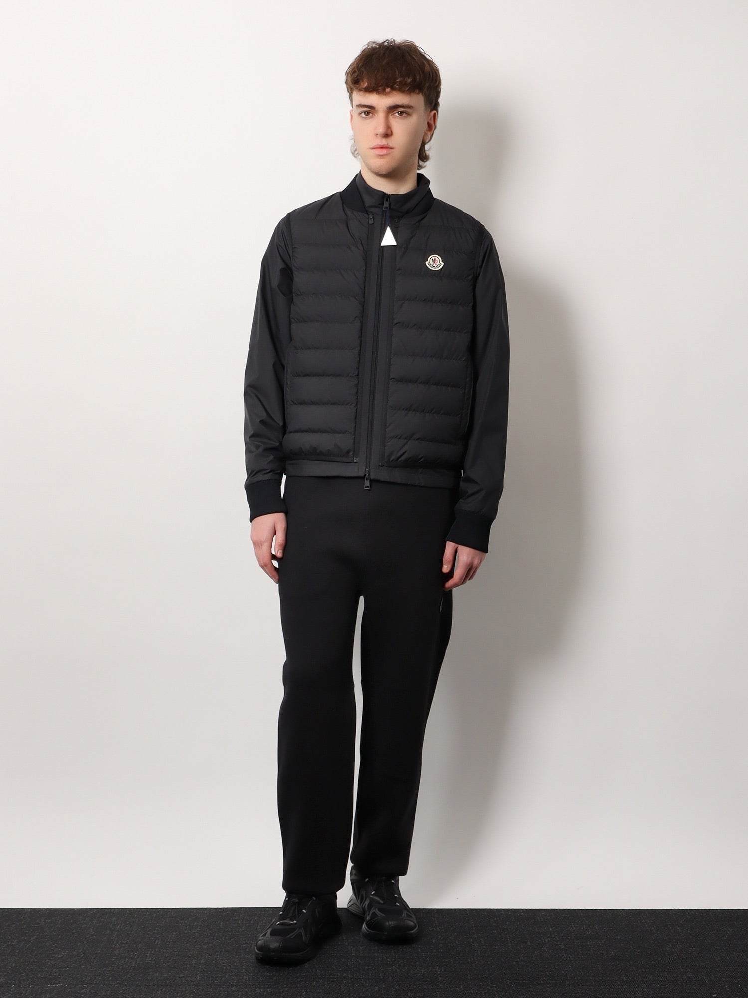 Moncler Neoprenové kalhoty s polstrovanými detaily