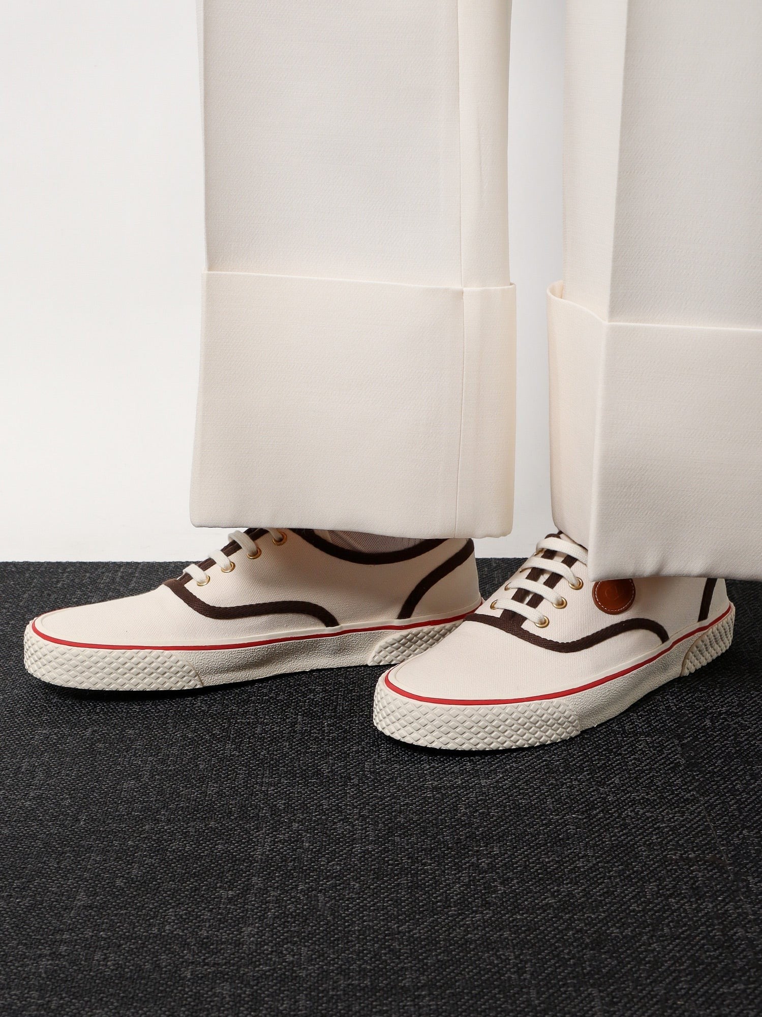 Baskets en toile Valentino Garavani Nojoke avec profils contrastants