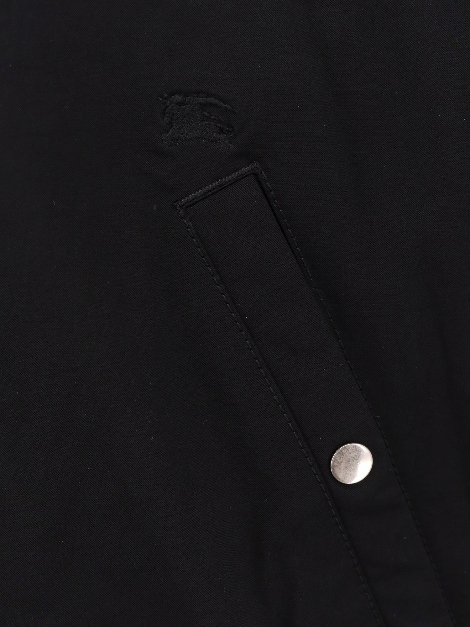 Burberry Nylonová a bavlněná bunda s EKD výšivkou