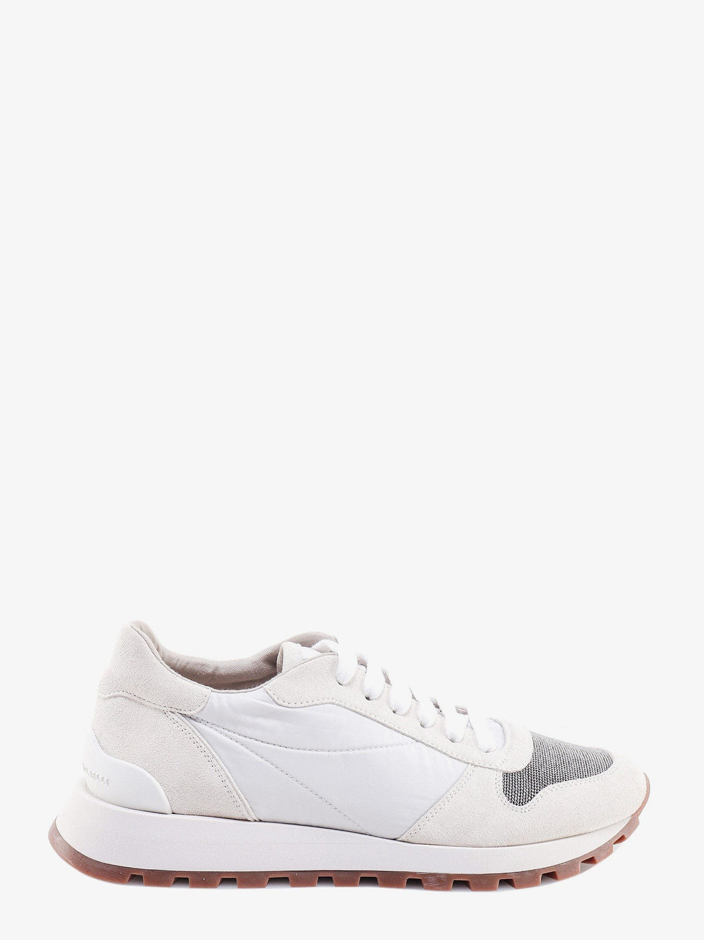 Brunello Cucinelli Sneakersy z nylonu i zamszu