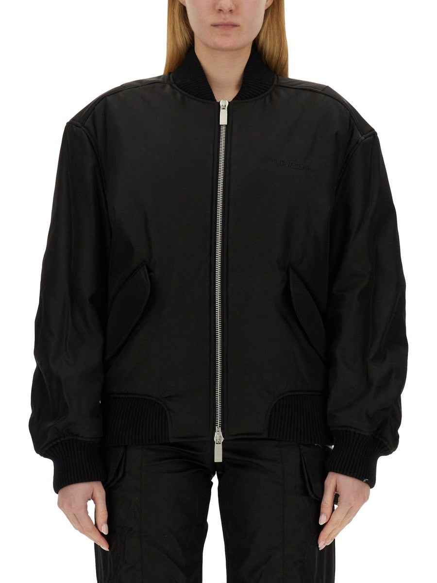 Off-White NYLON BOMBER JACKET