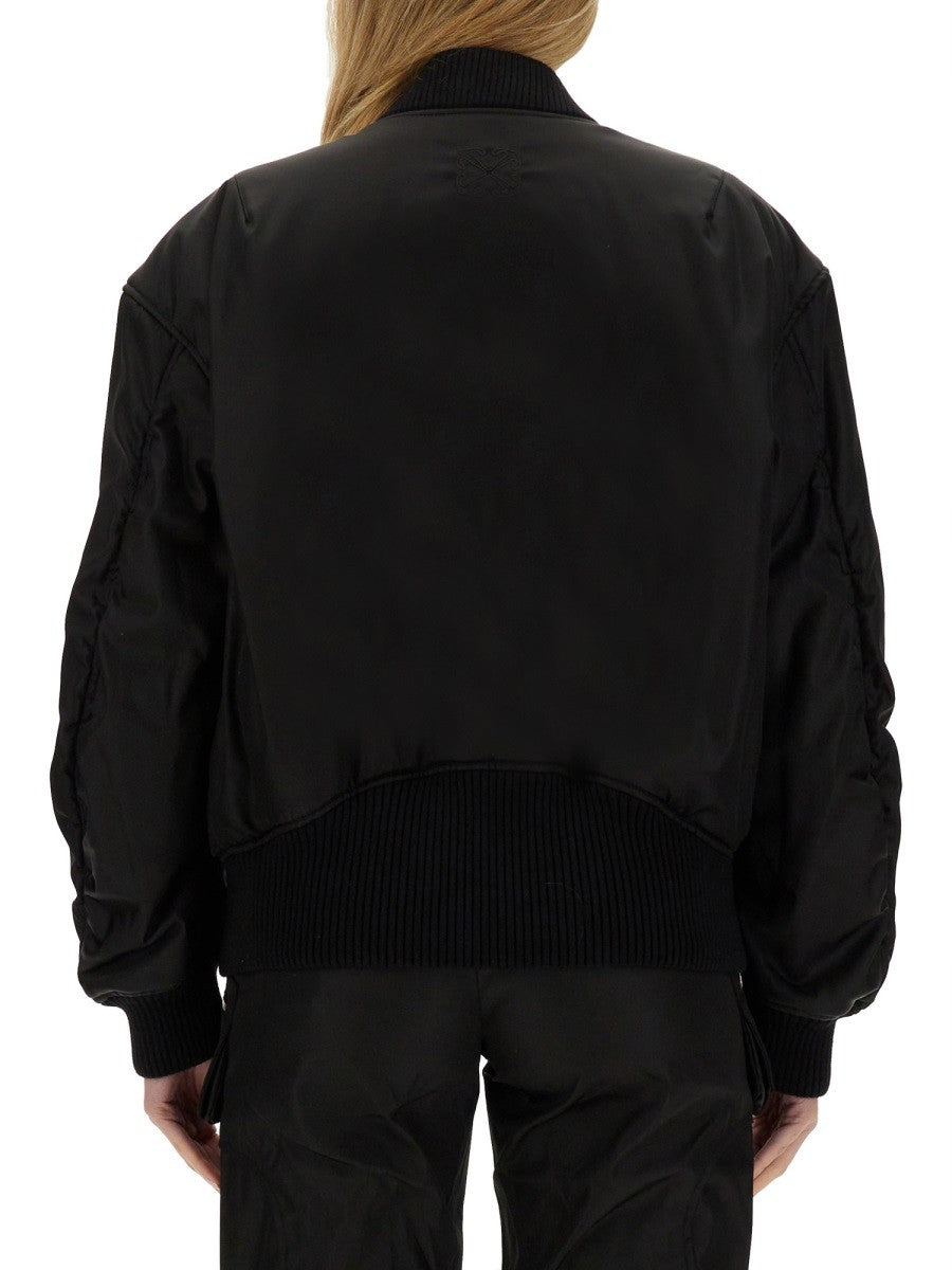 Off-White NYLON BOMBER JACKET