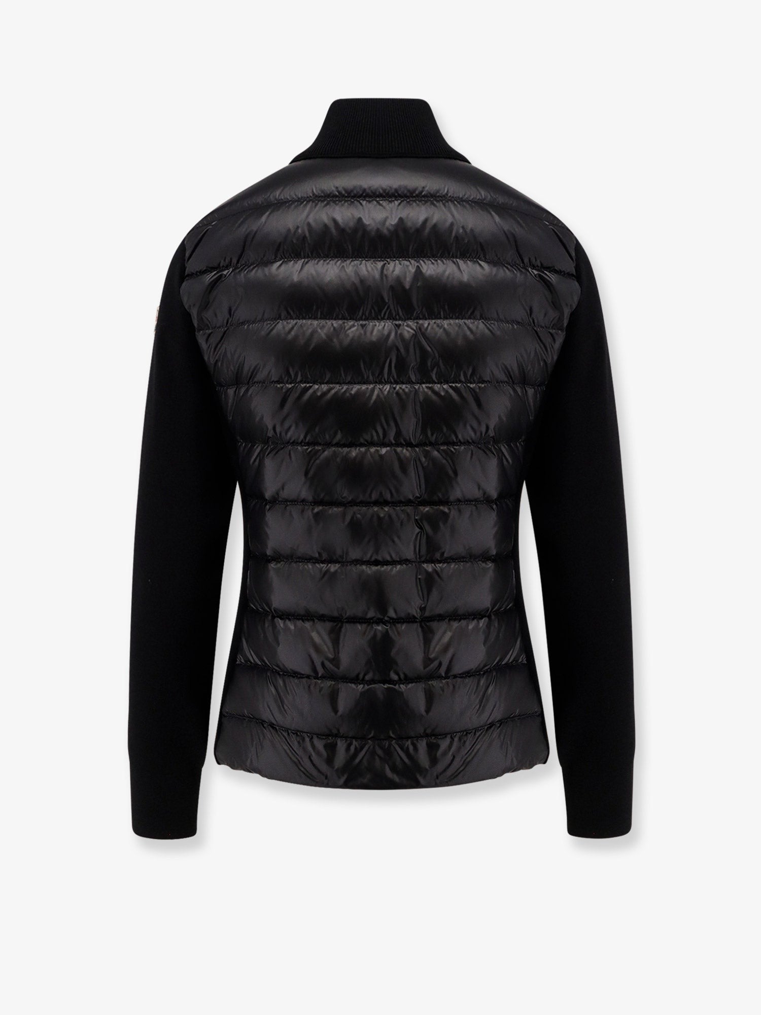 Moncler Nylon down jacket with virgin wool inserts