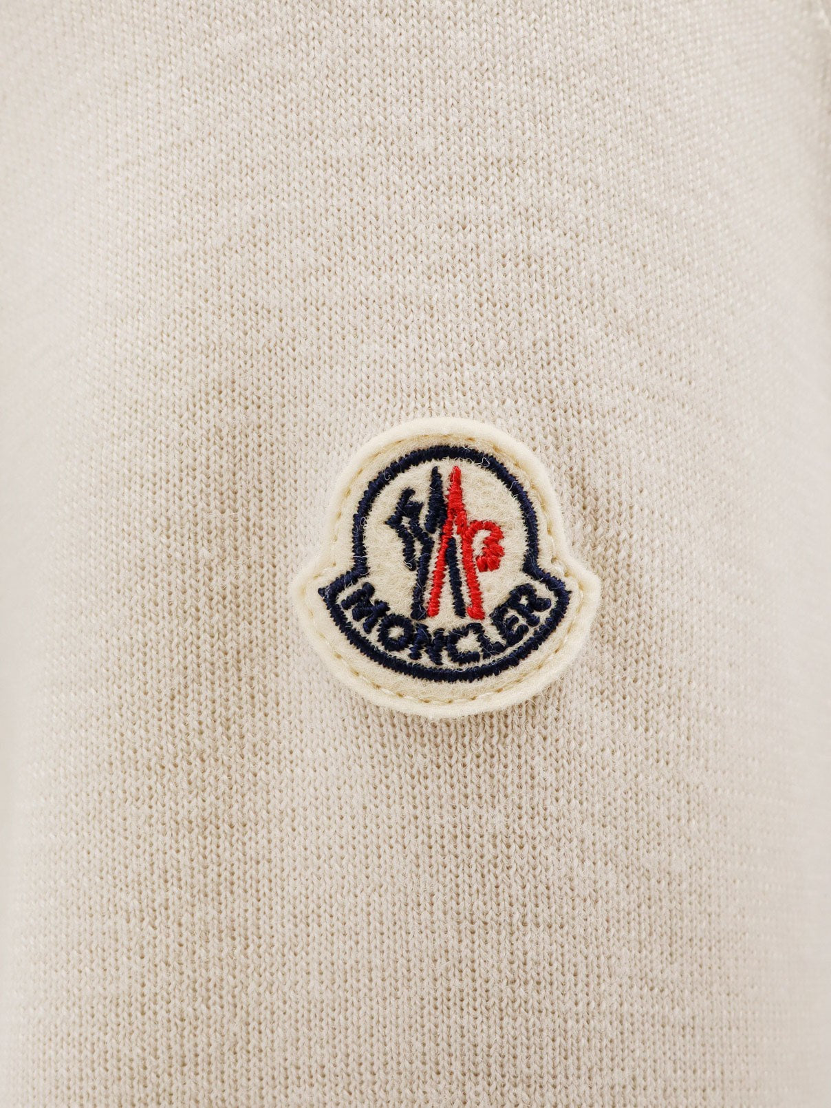 Moncler Nylon down jacket with virgin wool inserts
