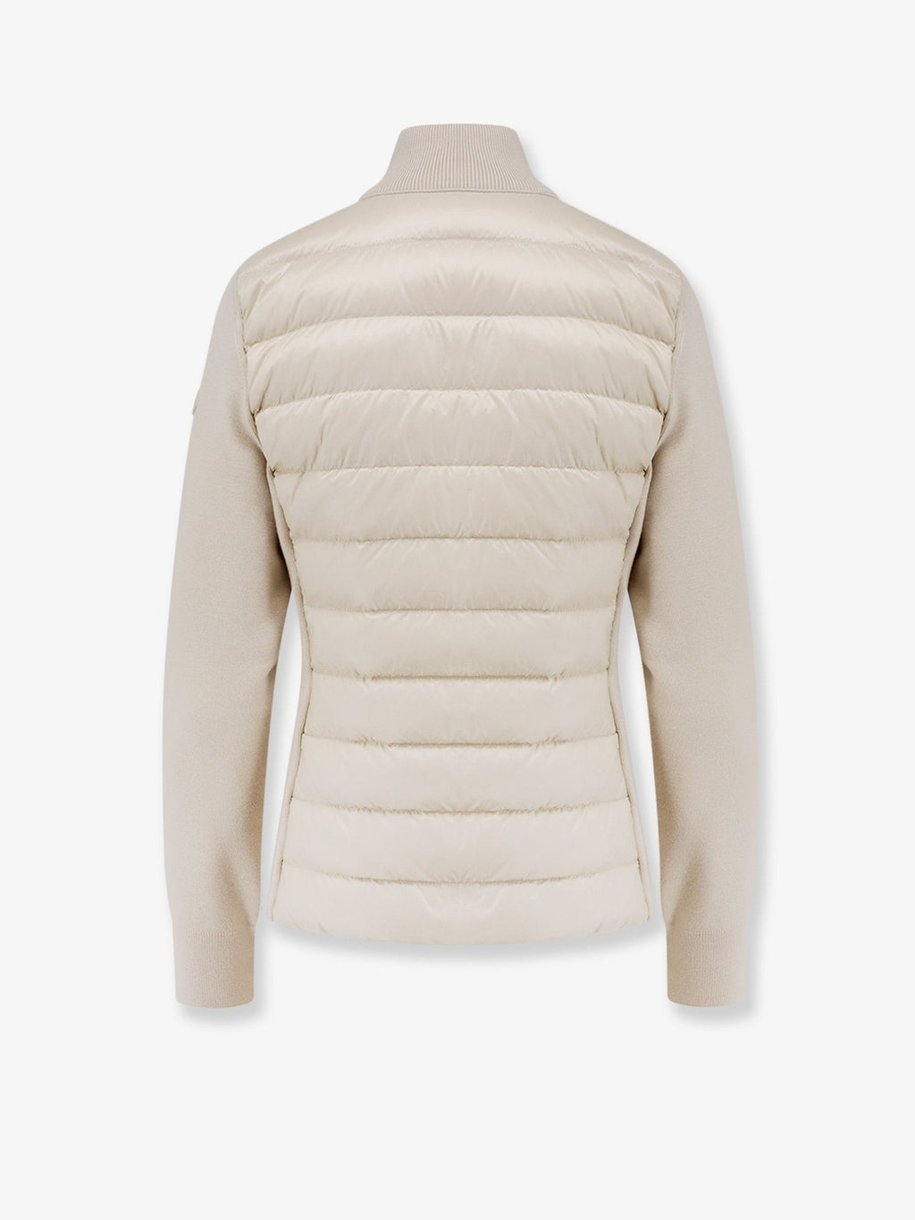 Moncler Nylon down jacket with virgin wool inserts
