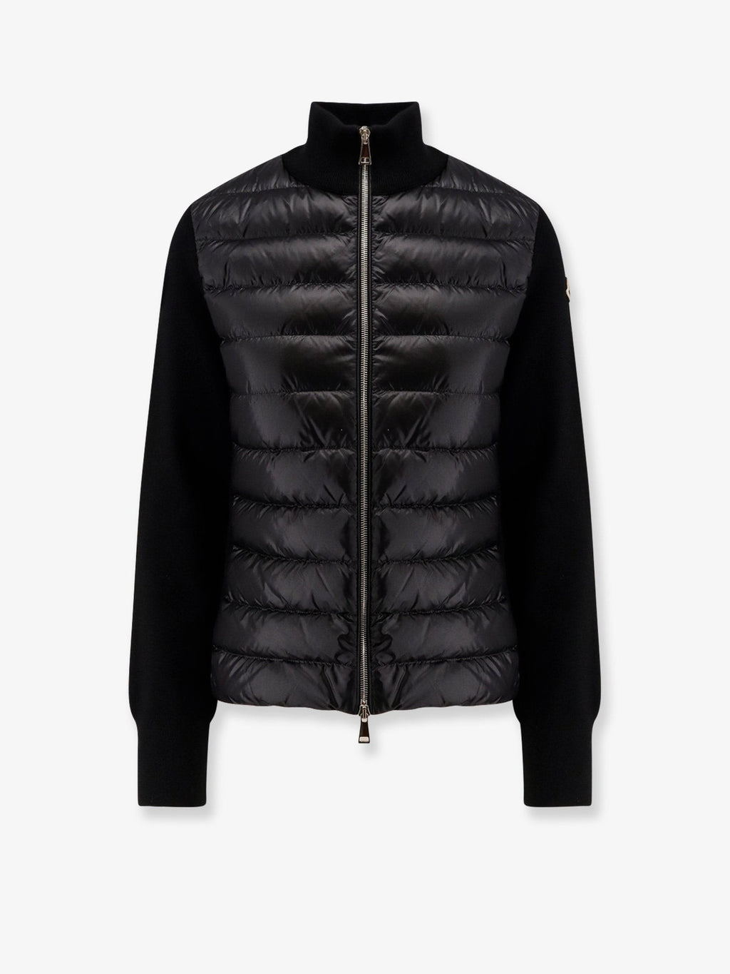 Moncler Nylon down jacket with virgin wool inserts