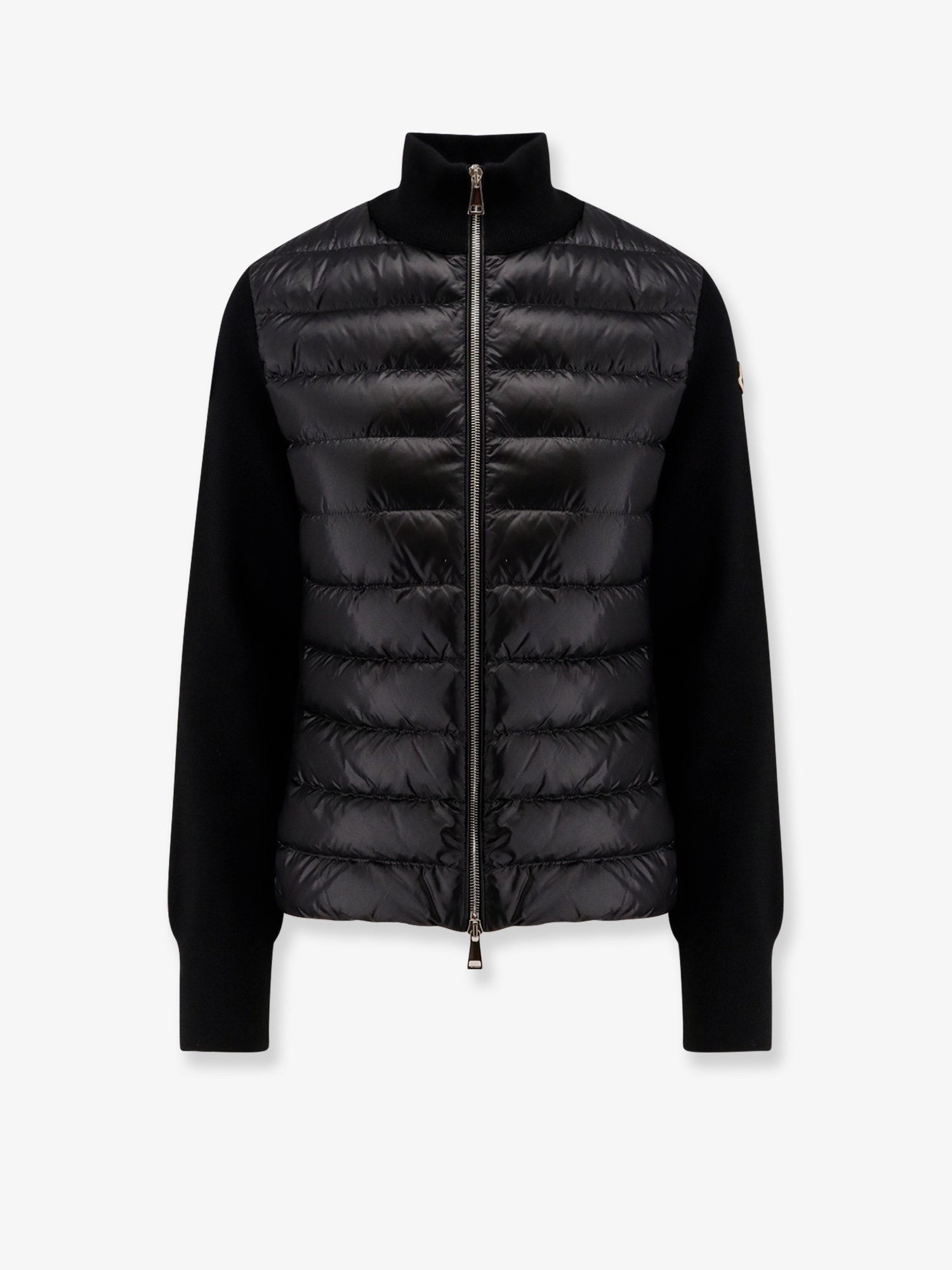 Moncler Nylon down jacket with virgin wool inserts