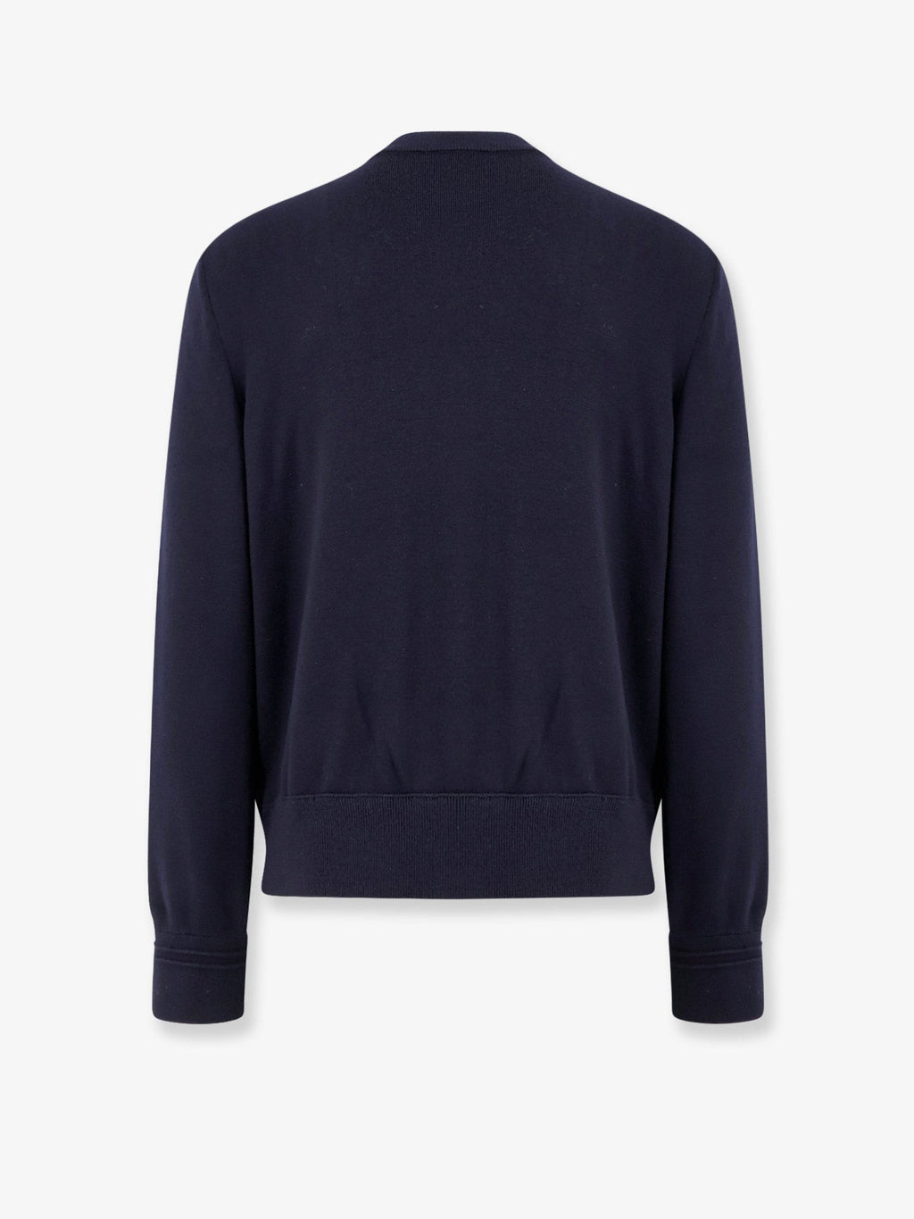 Moncler Nylon down jacket with wool sleeves