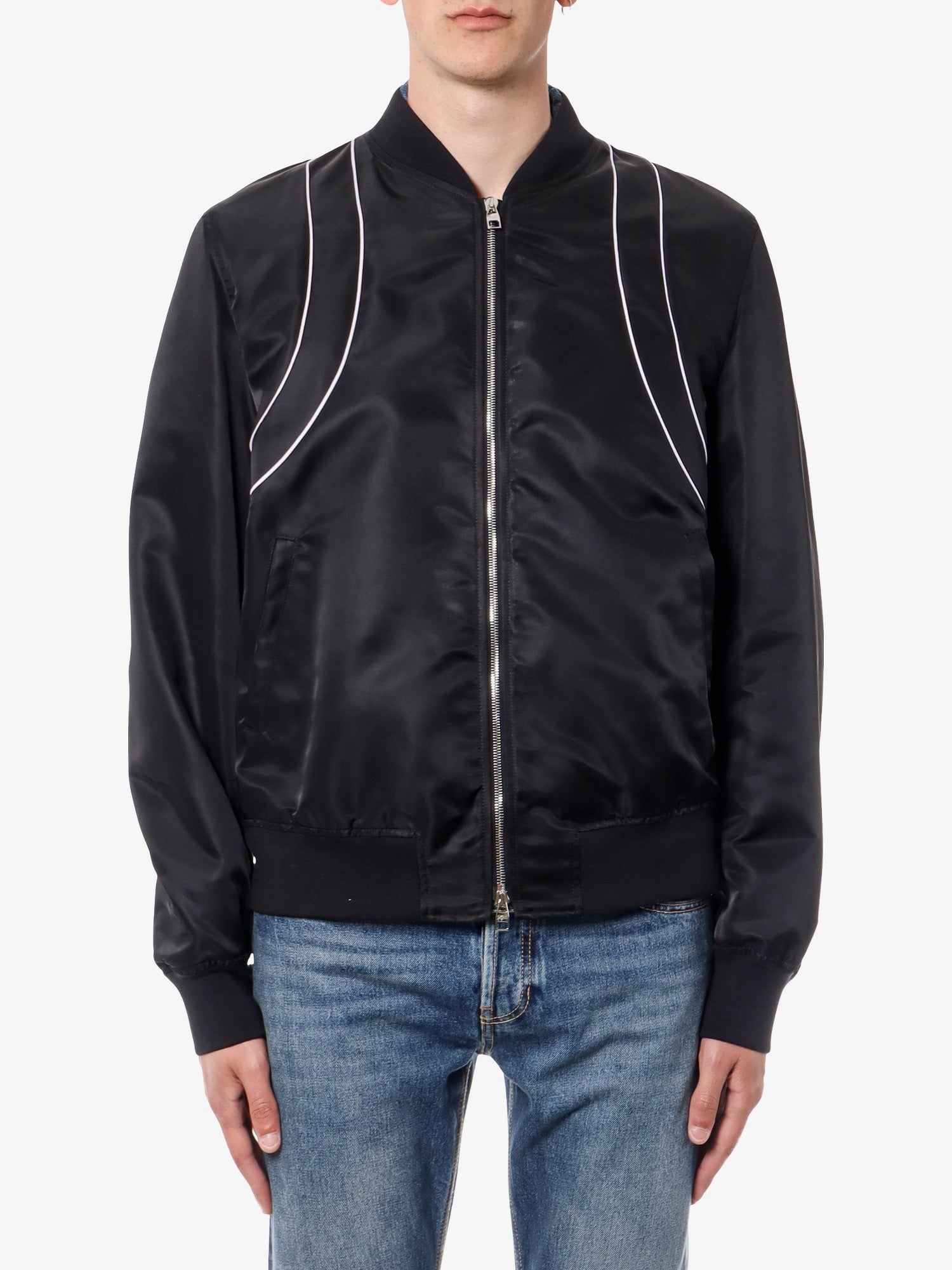 Alexander Mcqueen Nylon dzseki kontrasztos részlettel