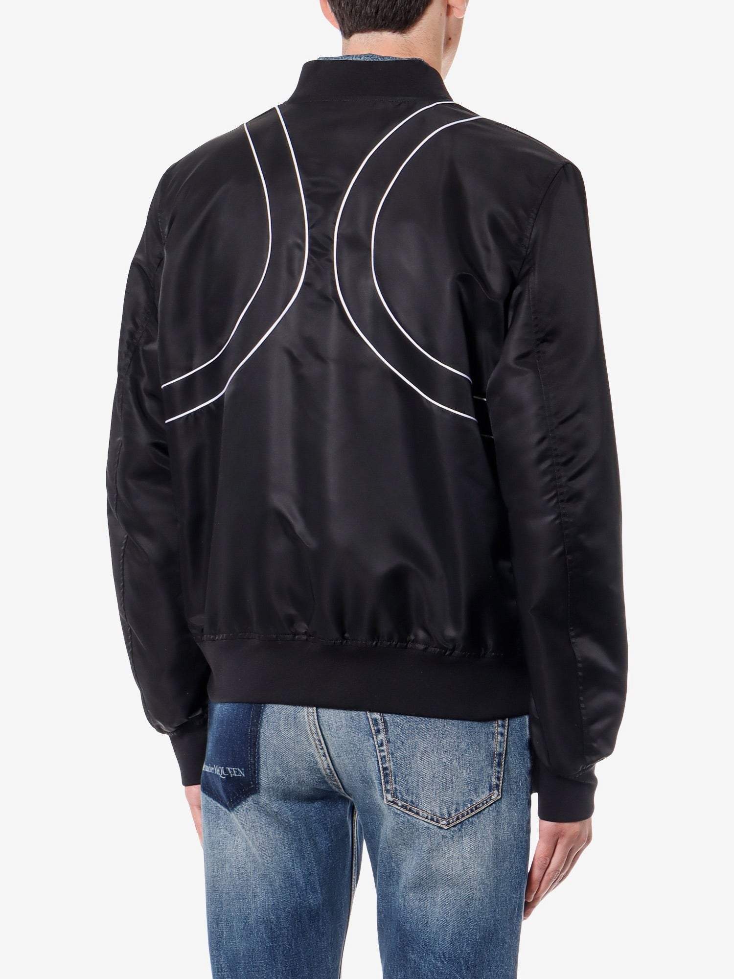 Alexander Mcqueen Nylon dzseki kontrasztos részlettel