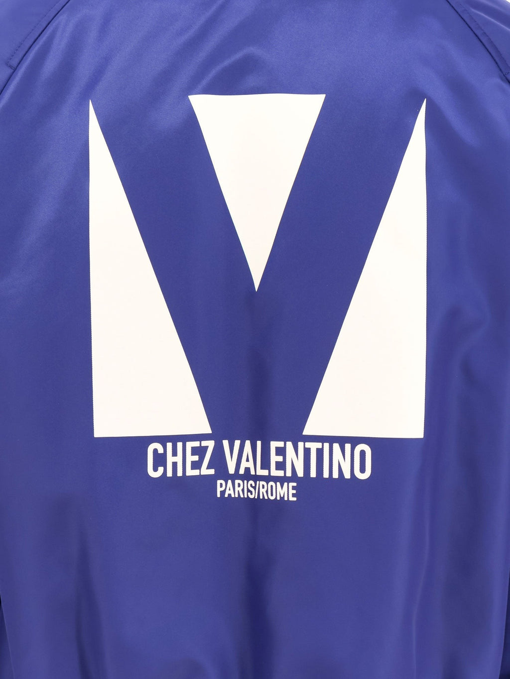 Valentino Chaqueta de nailon con estampado frontal y trasero Chez Valentino