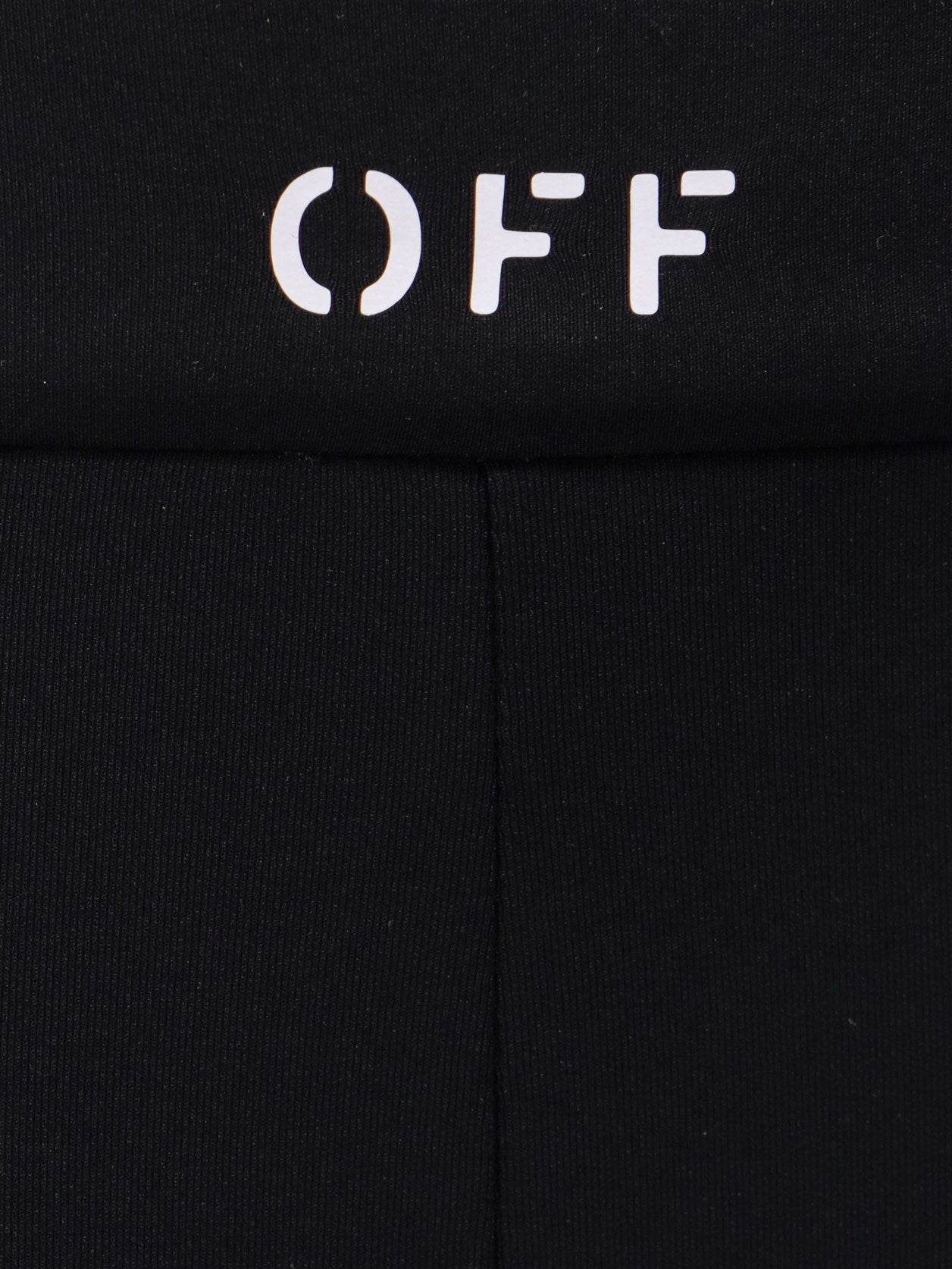 Off White Nylon leggings