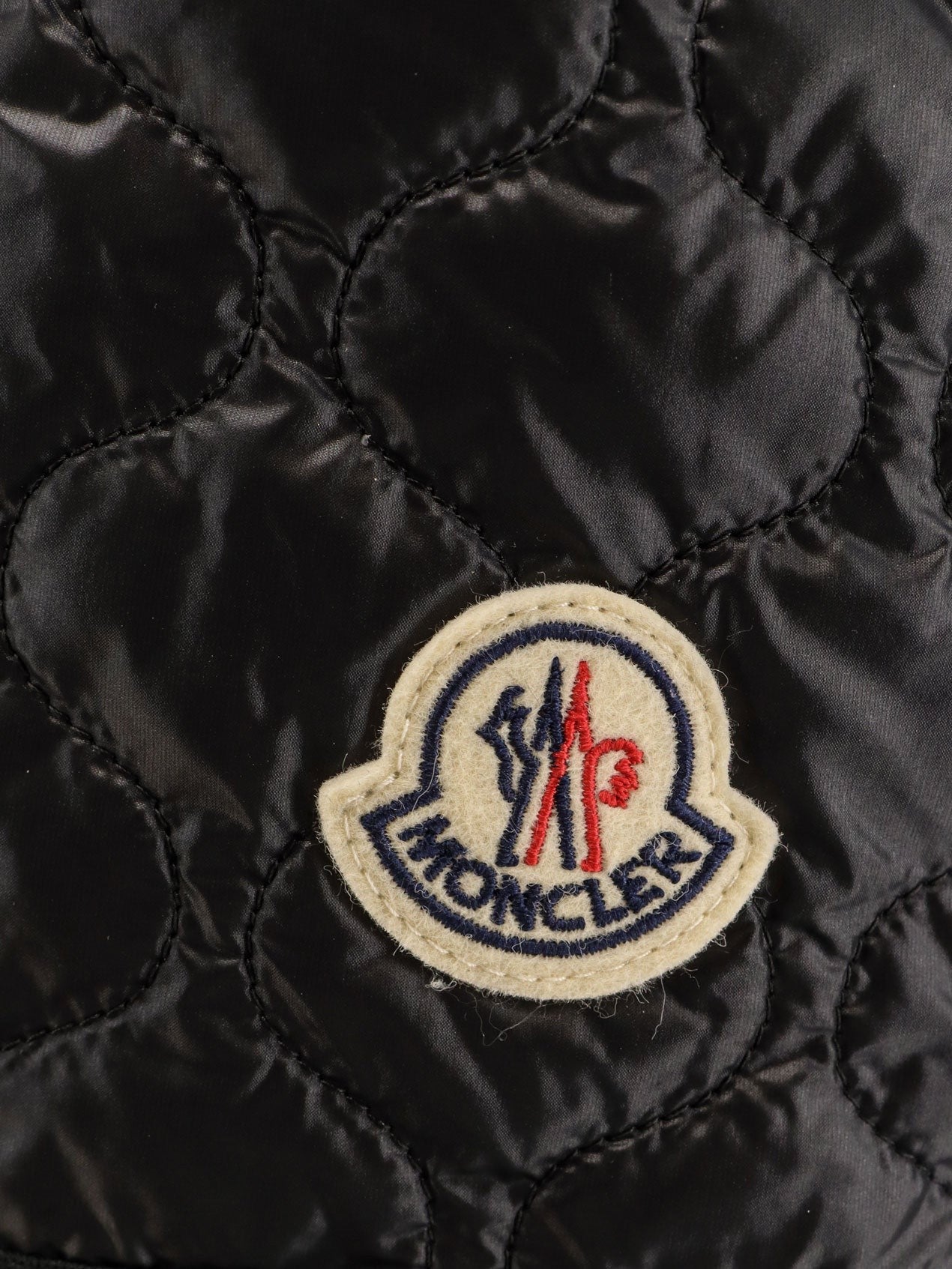 Moncler Nylon skirt with Logo patch