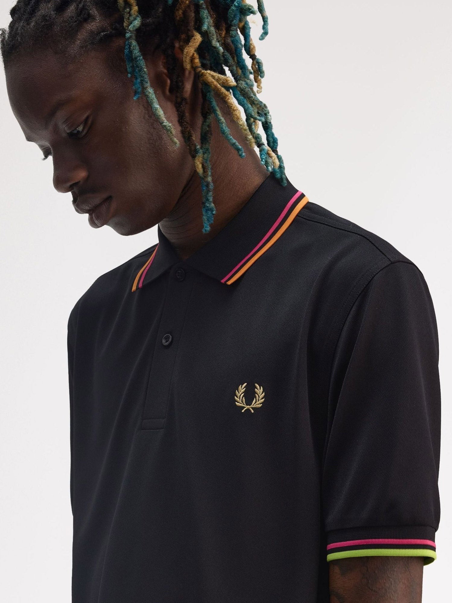 Fred Perry On Court Twin Tipped recycled polyester Polo