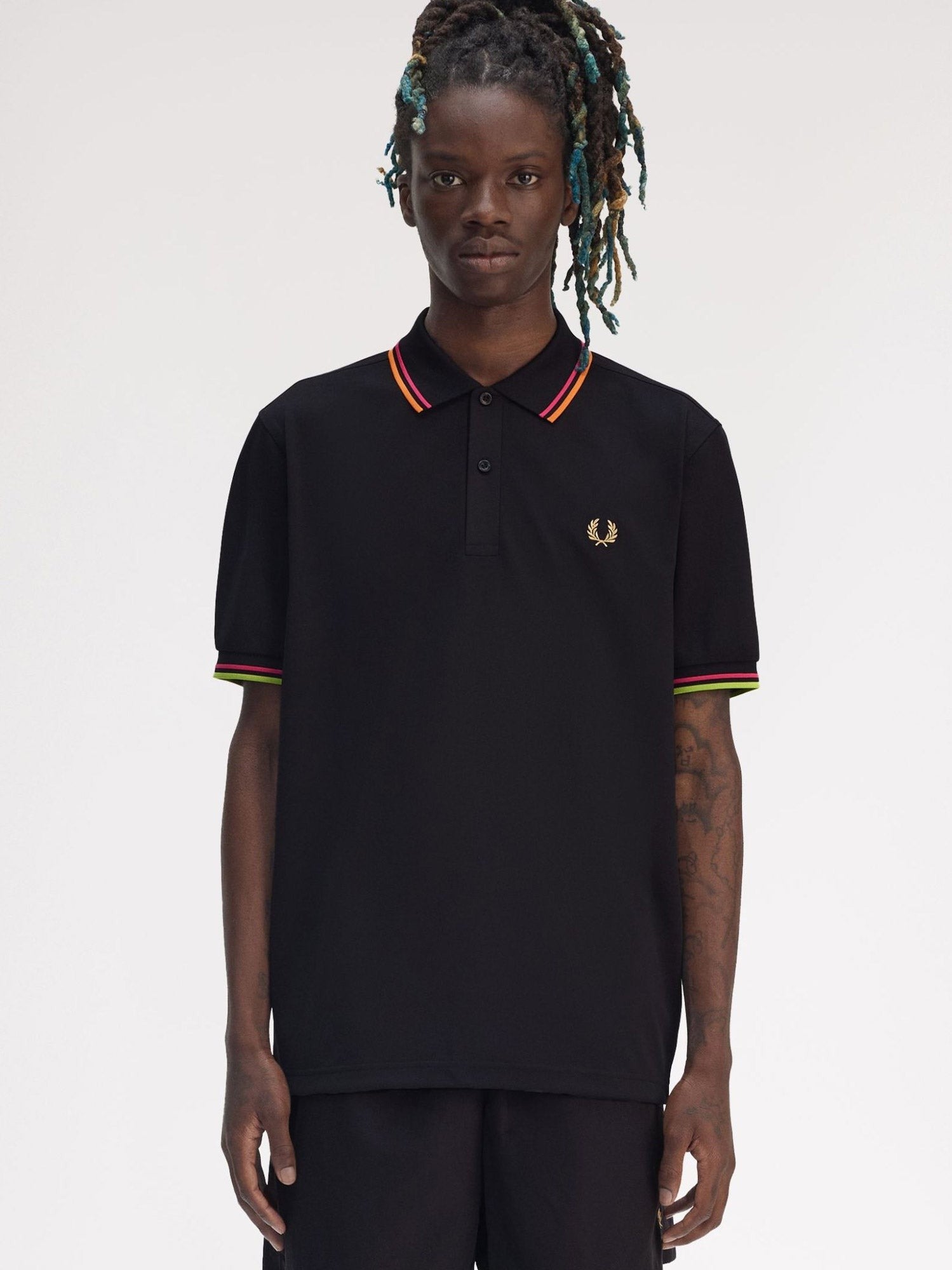 Fred Perry On Court Twin Tipped recycled polyester Polo