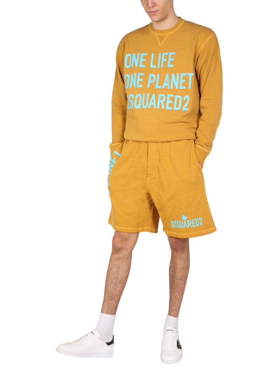 Dsquared2 "ONE LIFE ONE PLANET" BERMUDY