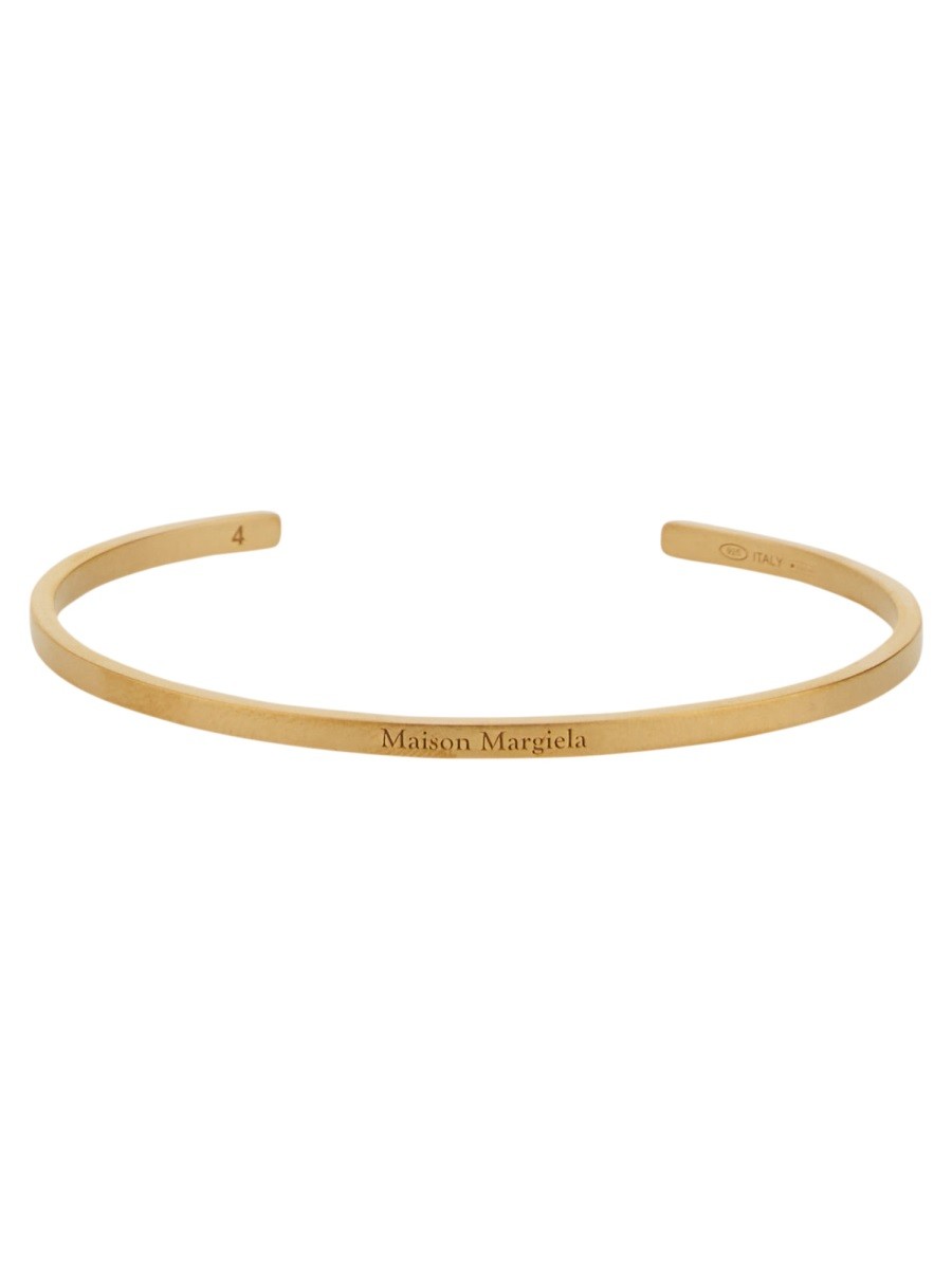 Maison Margiela OFFENER ARMREIF MIT LOGO