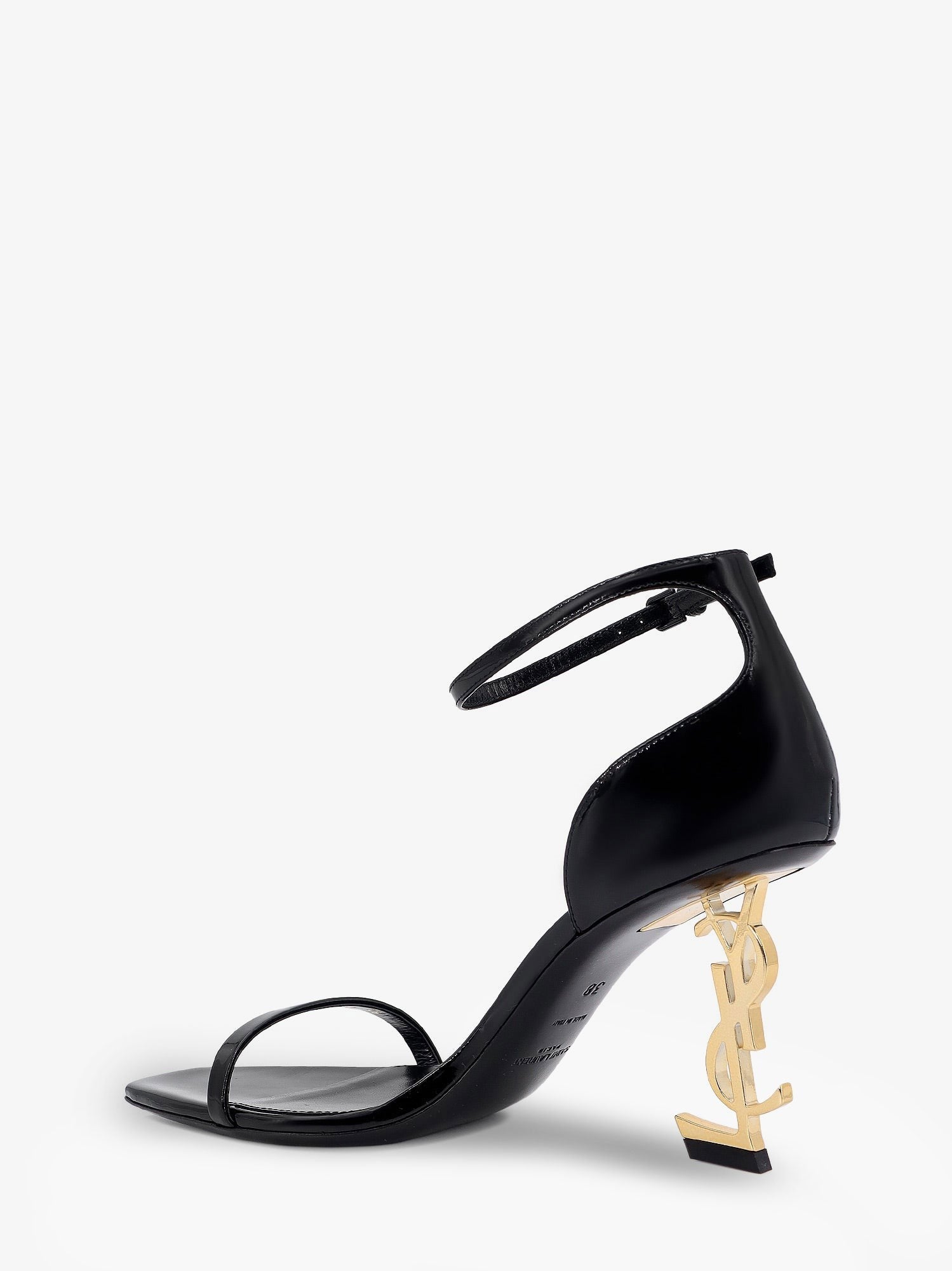 Saint Laurent Opyum 85 patent leather sandals