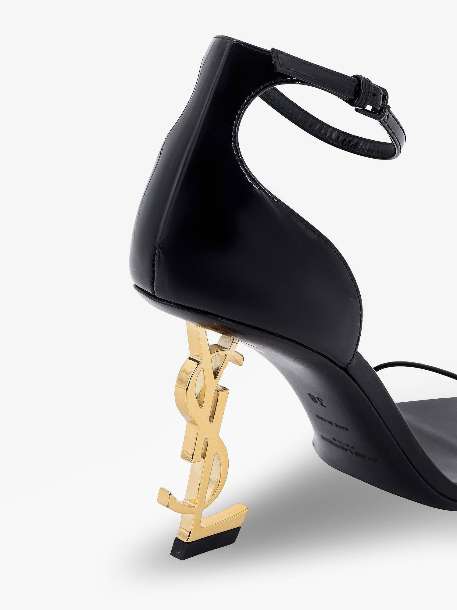 Saint Laurent Opyum 85 patent leather sandals