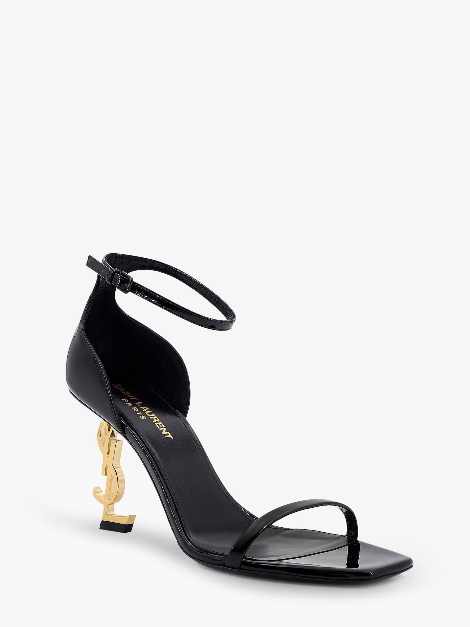 Saint Laurent Opyum 85 patent leather sandals