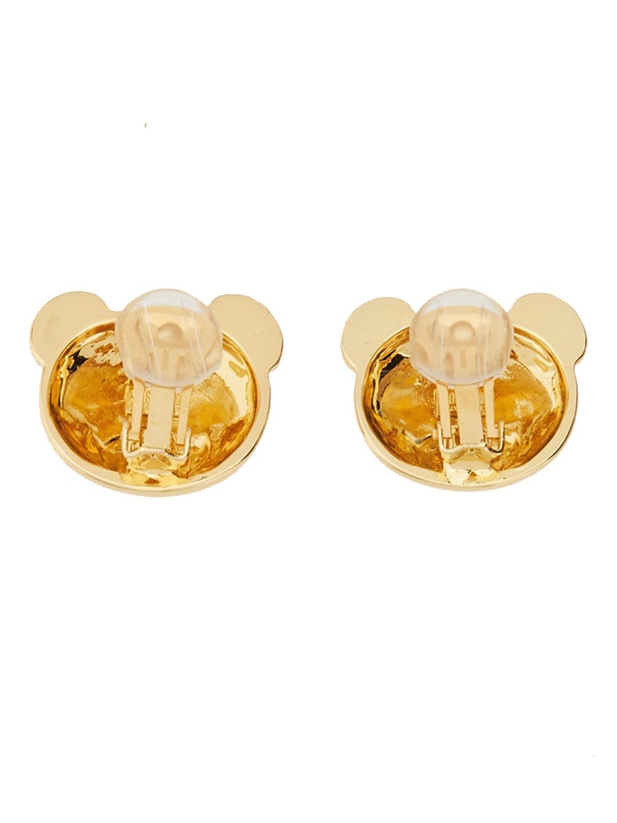 Moschino TEDDY BEAR CLIP EARRINGS