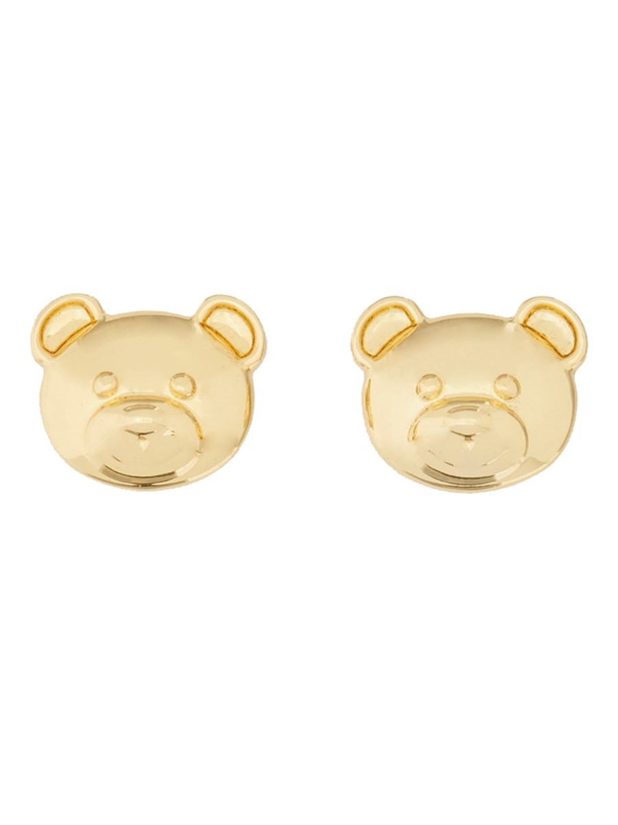 Moschino TEDDY BEAR CLIP EARRINGS