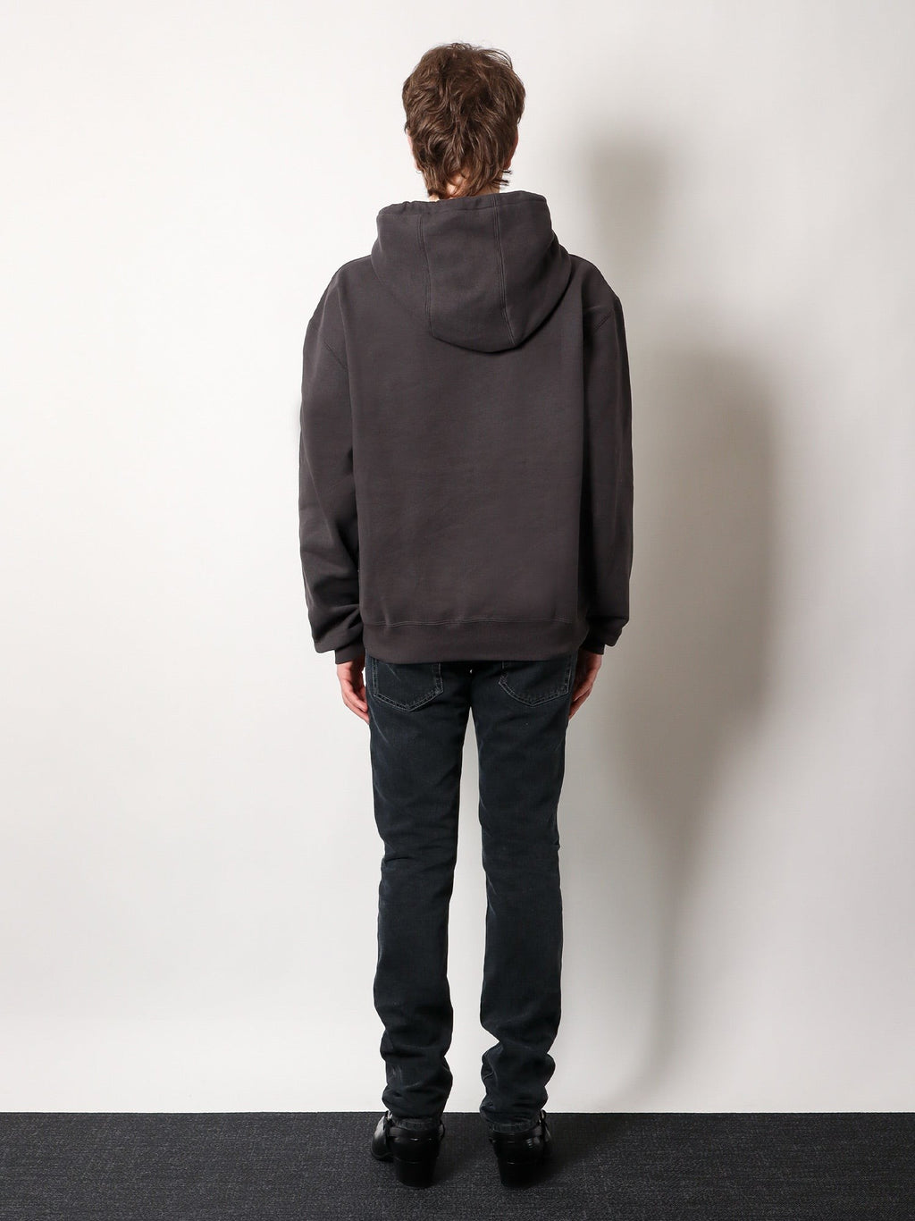 Saint Laurent Bluză de trening din bumbac organic cu broderie logo frontală